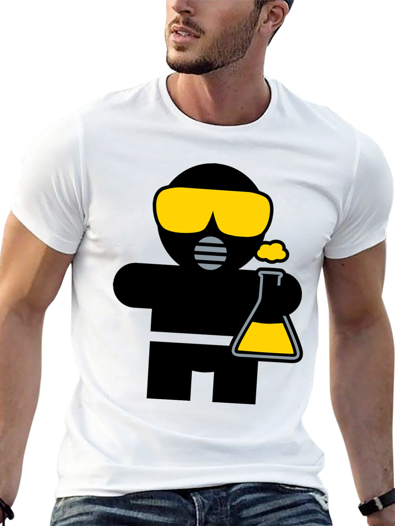 Hazmat Science Graphic Tee - Black Unisex