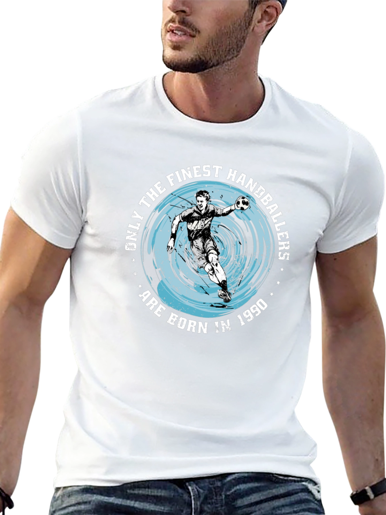 Finest Handballers Born in 1990 Graphic T-Shirt