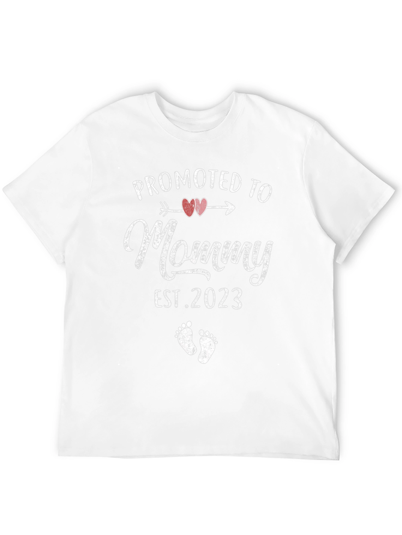 Promoted to Mommy EST 2023 Graphic Tee