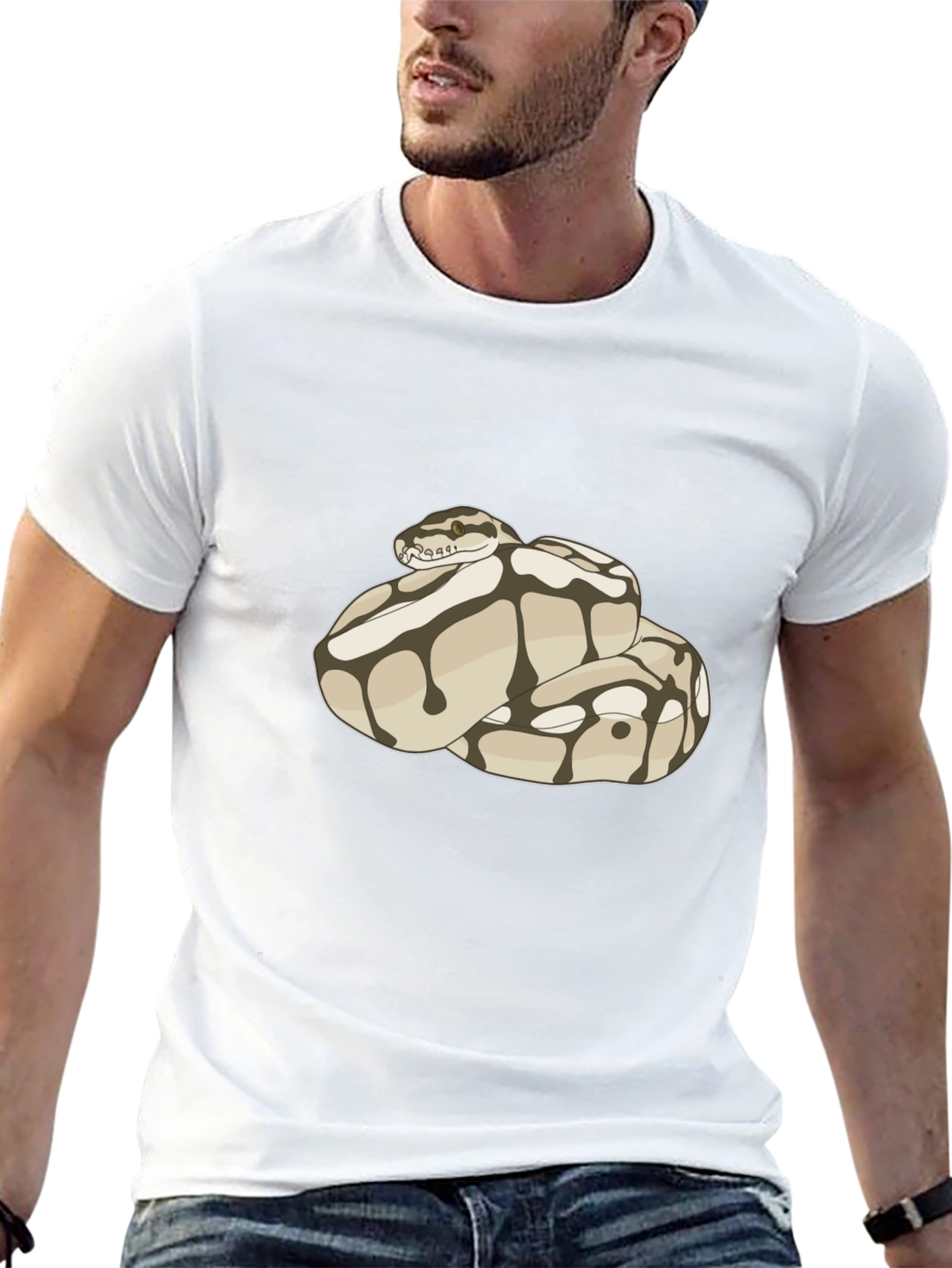 Snake Graphic T-Shirt - Reptile Lover Tee