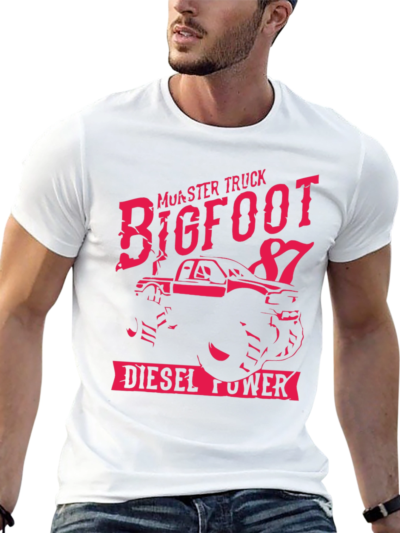 Monster Truck Bigfoot 87 Diesel Power T-Shirt
