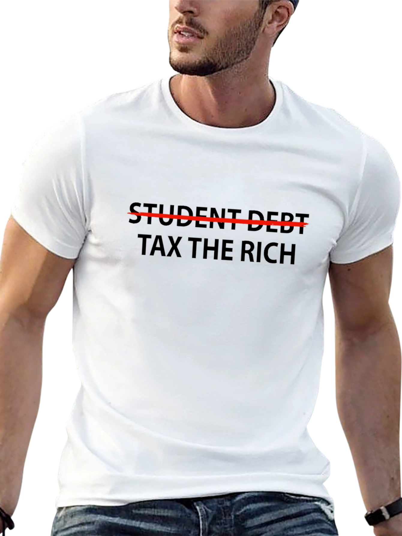 Student Debt Tax the Rich Graphic Tee
