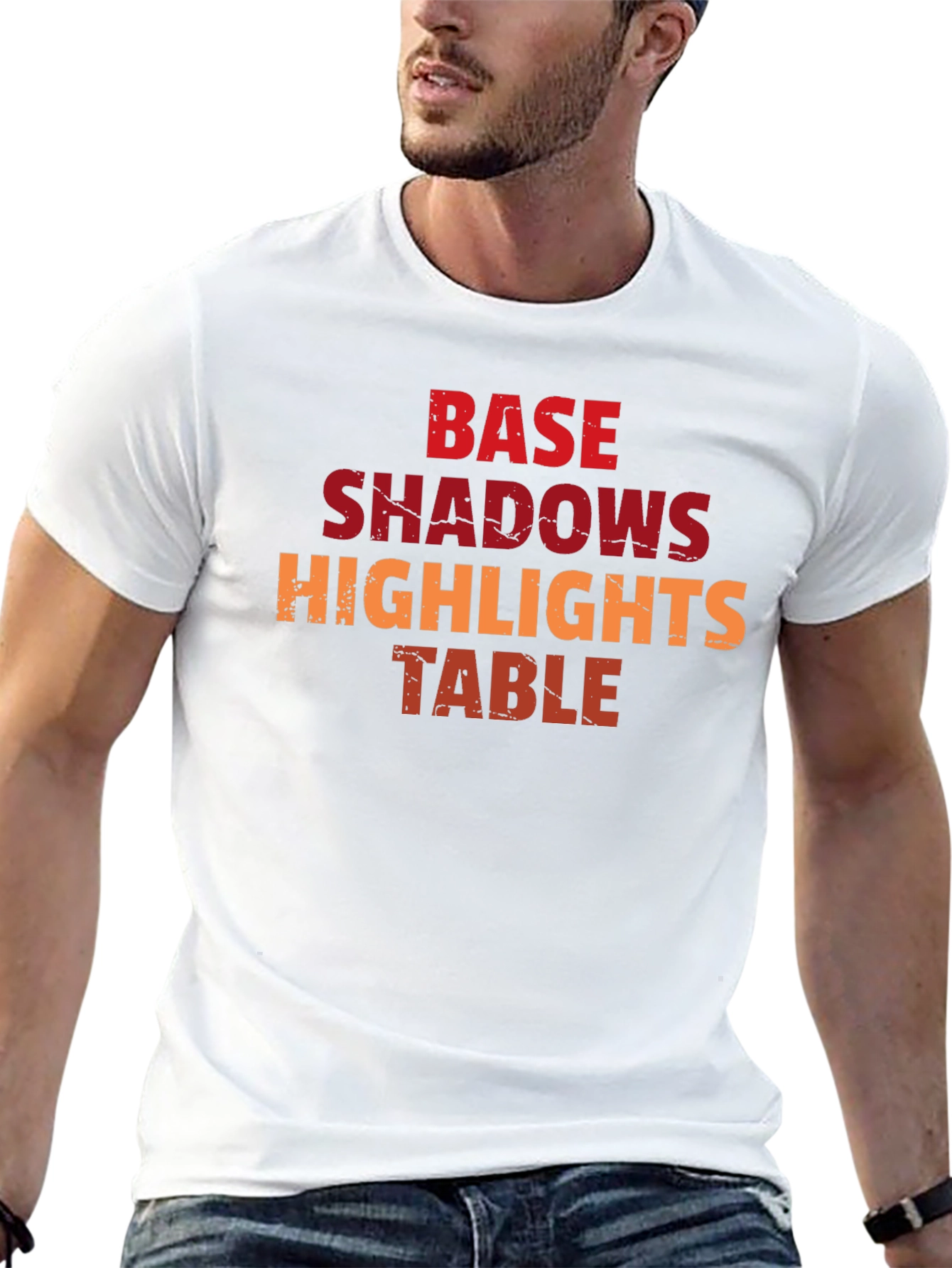 Base Shadows Highlights Table Graphic Tee