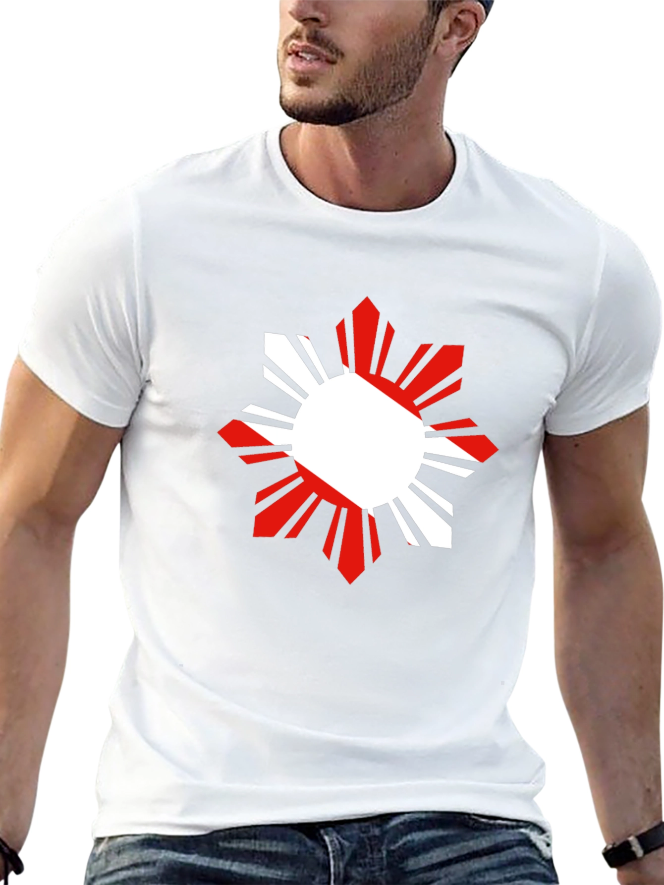 Filipino Sun Graphic Tee - Black