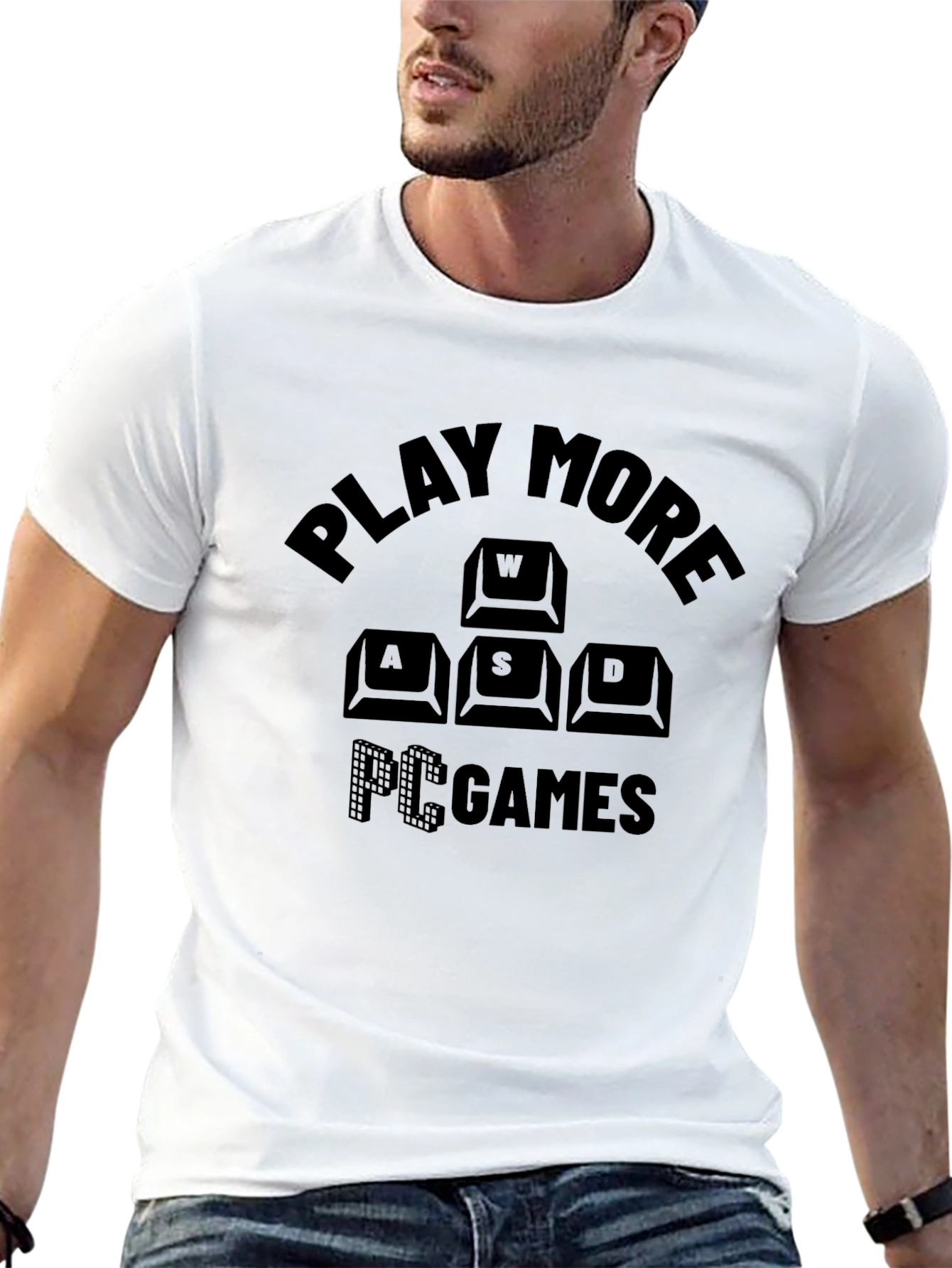 Play More PC Games T-Shirt - Gamer Tee