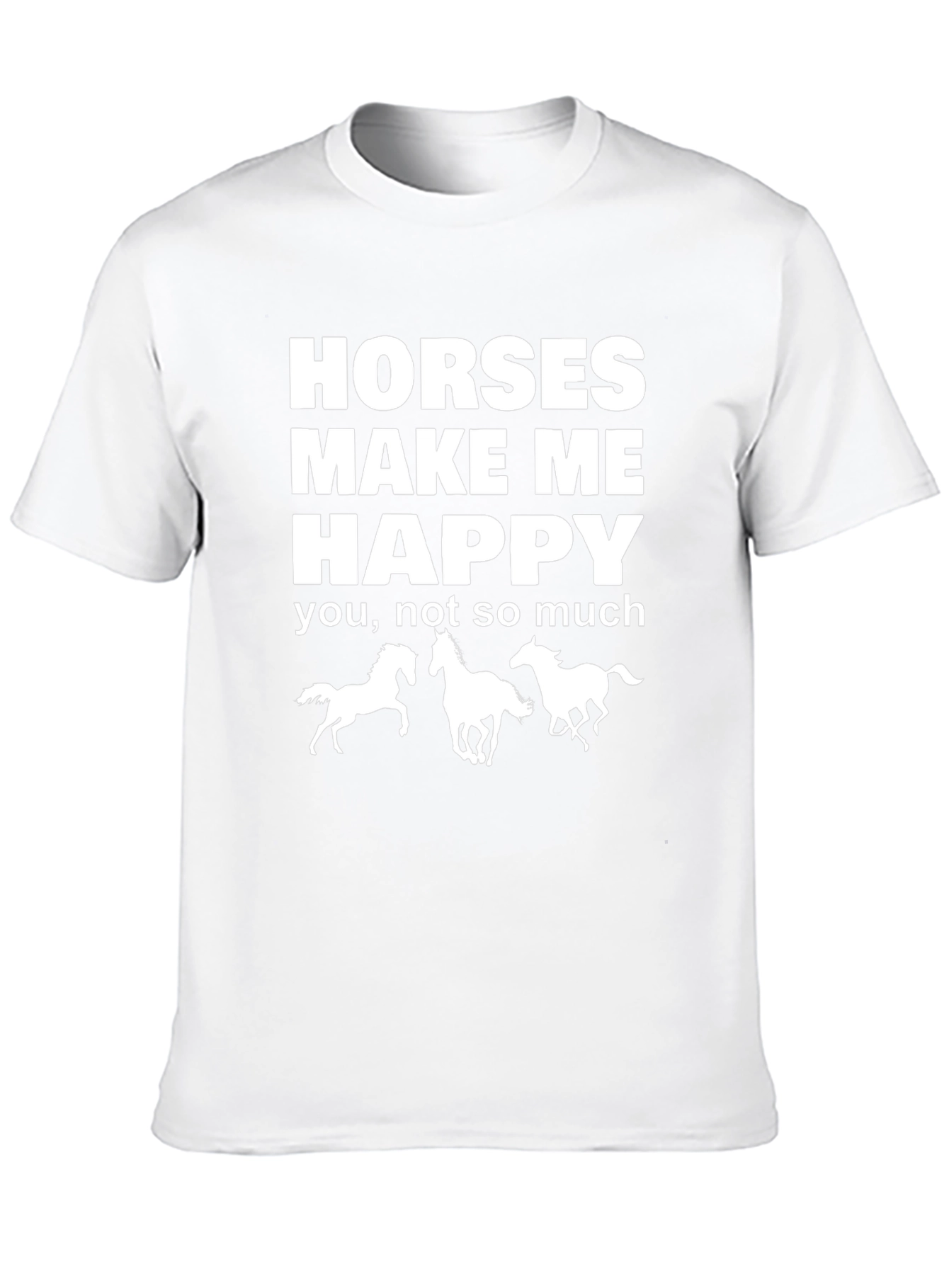 Horses Make Me Happy Graphic Tee