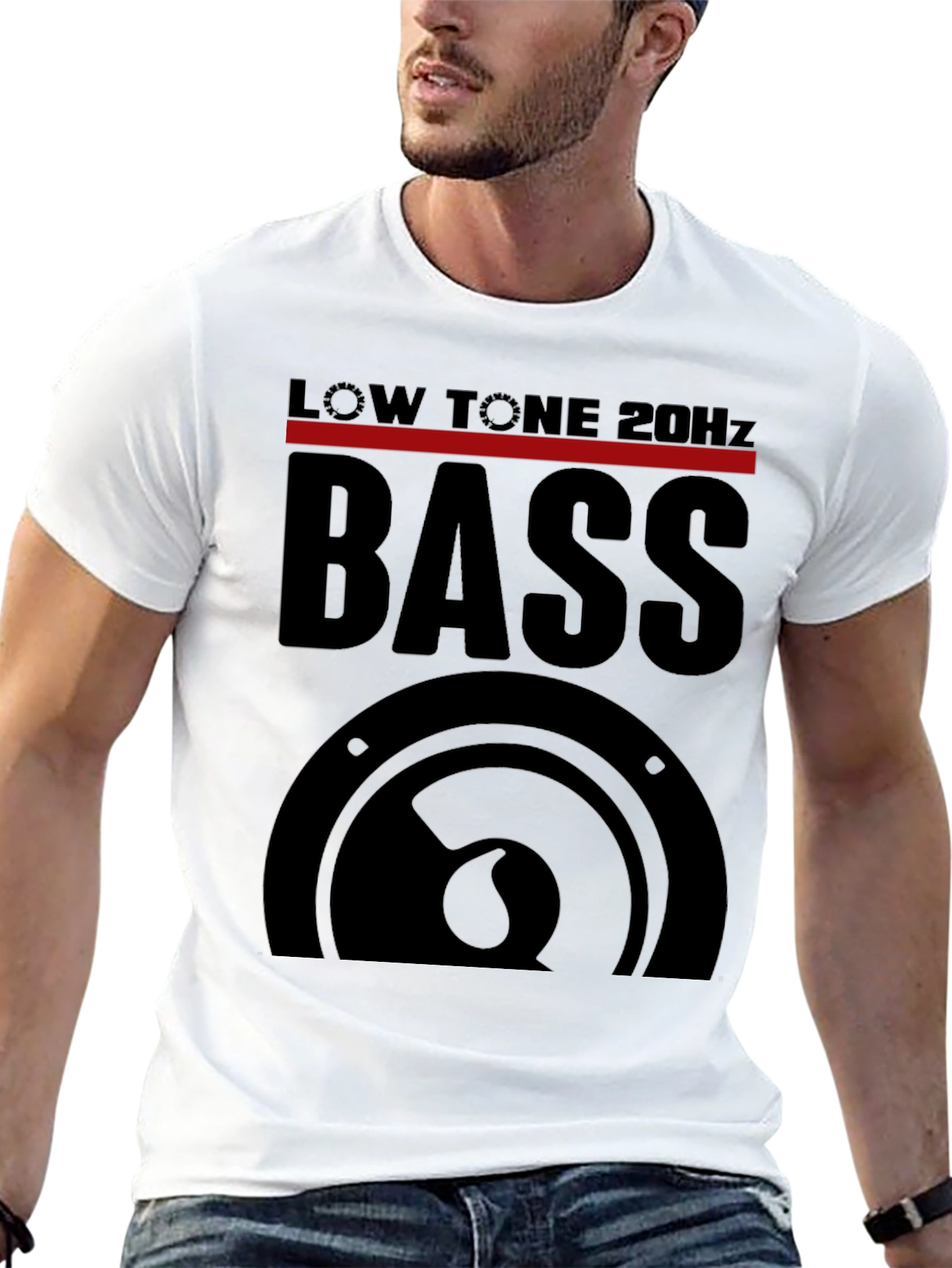 Bass Music T-Shirt - Low Tone 20Hz Graphic Tee