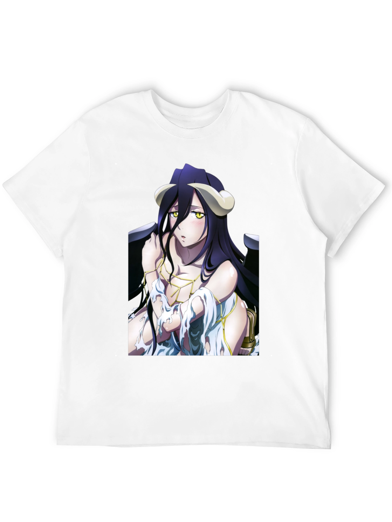 Albedo Overlord Anime Graphic Black T-Shirt