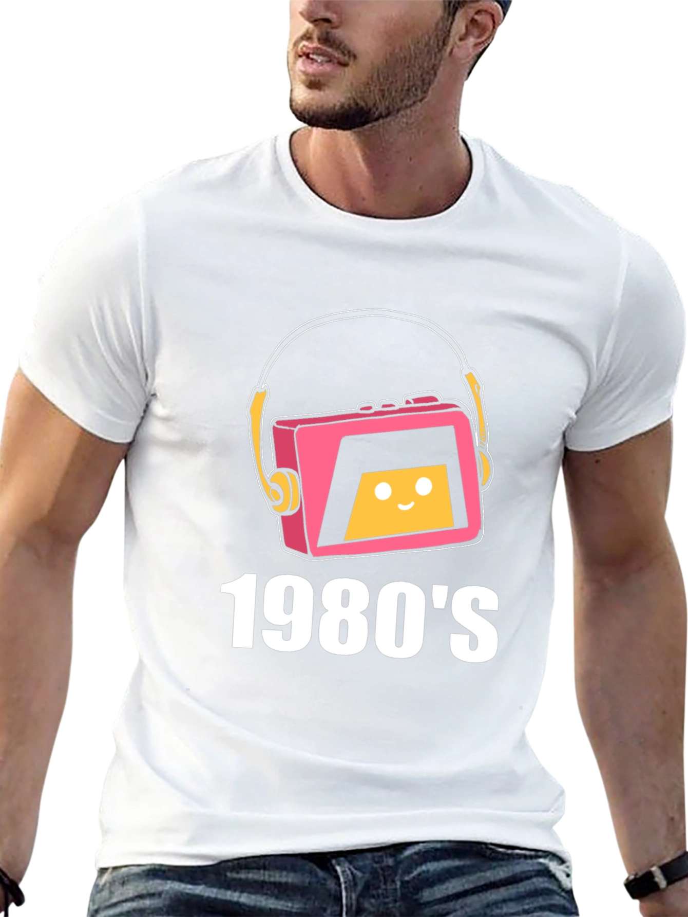 Retro 1980s Music Player T-Shirt