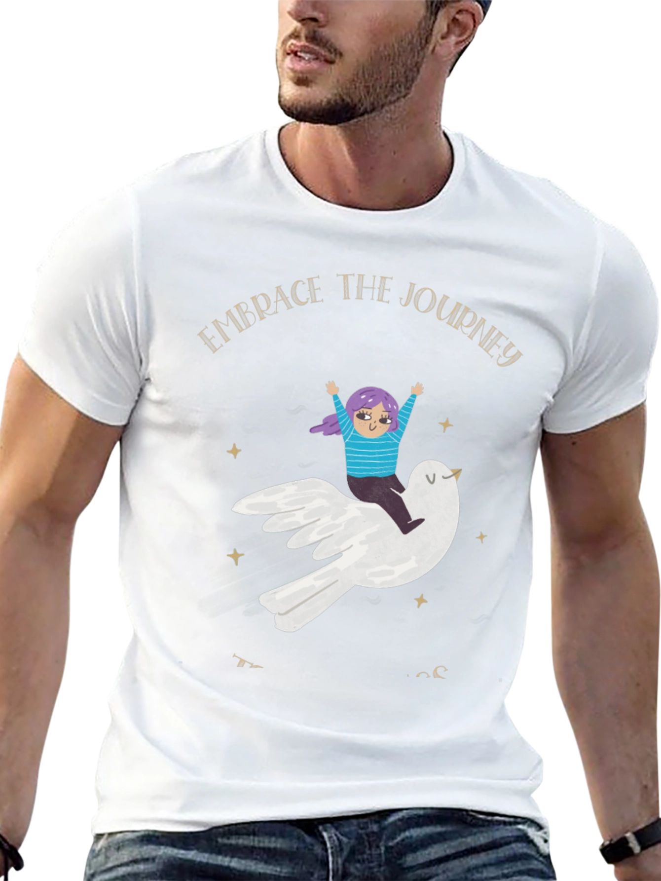 Embrace the Journey Black T-Shirt