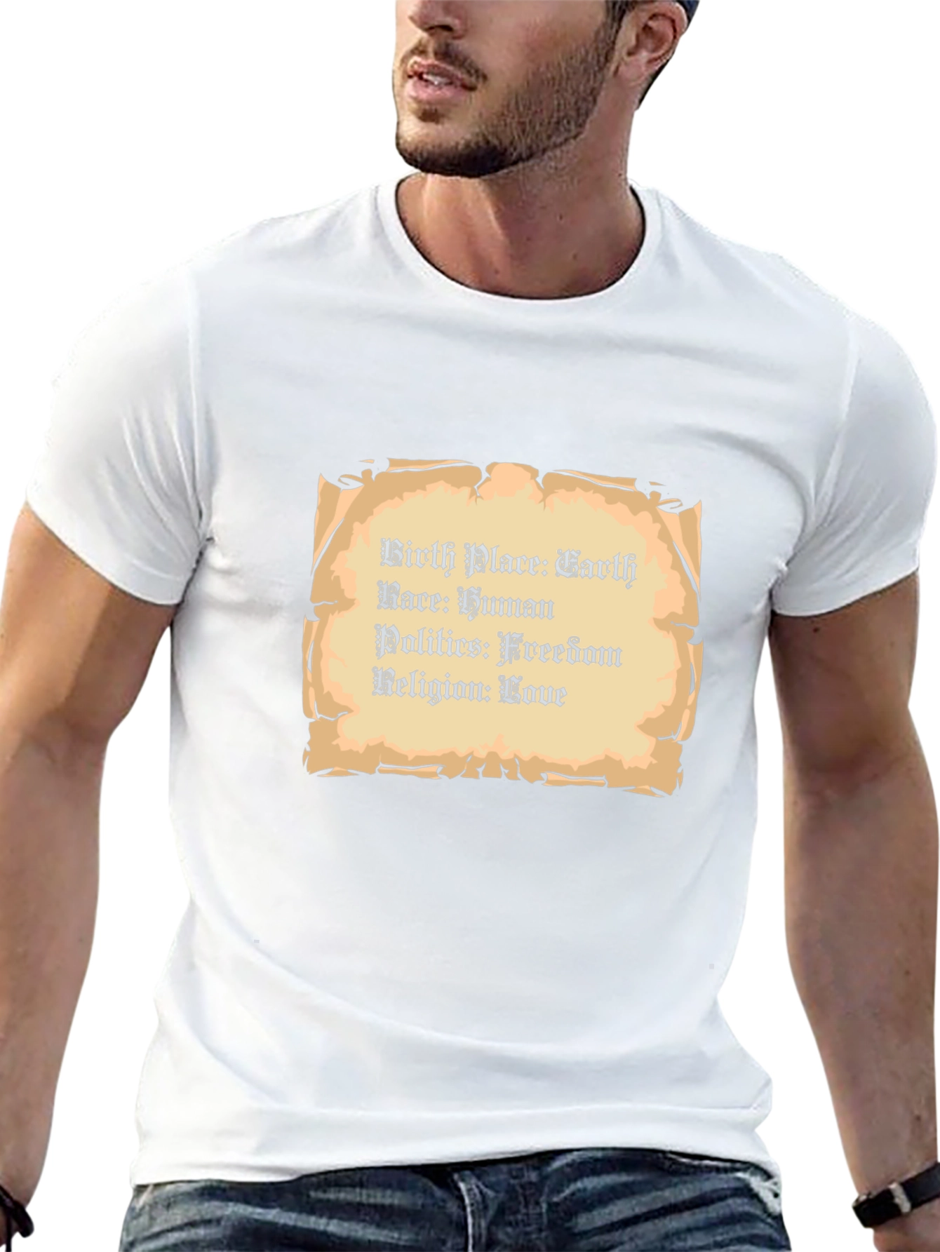 Earth Human Freedom Love T-Shirt