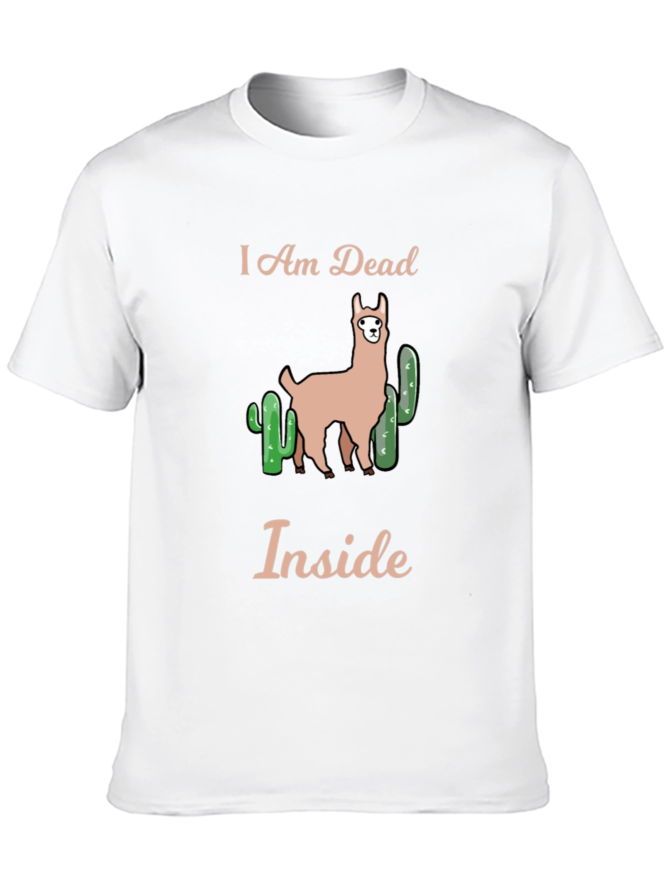 I am Dead Inside Llama Graphic T-Shirt
