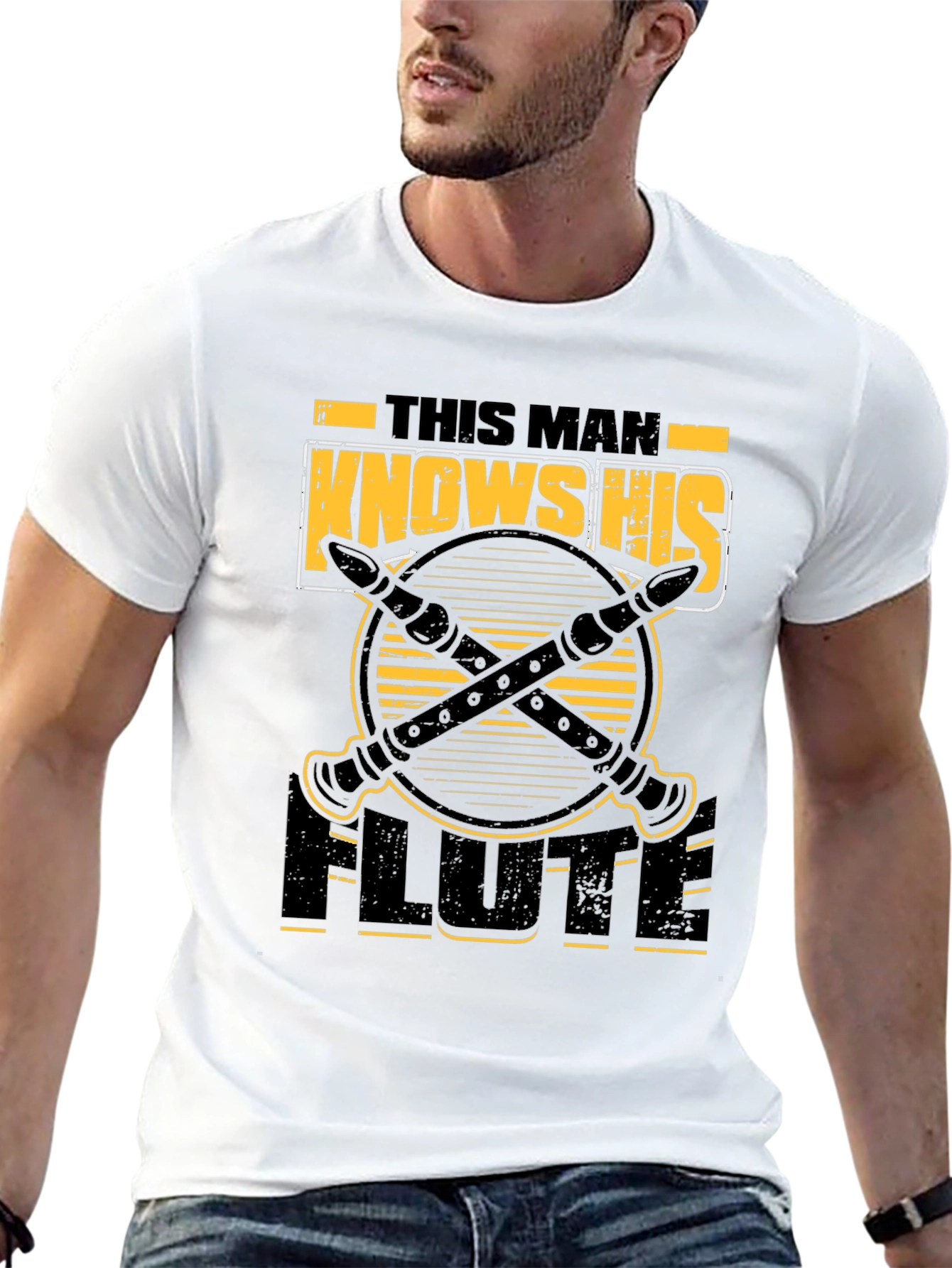 This Man Knows His Flute T-Shirt
