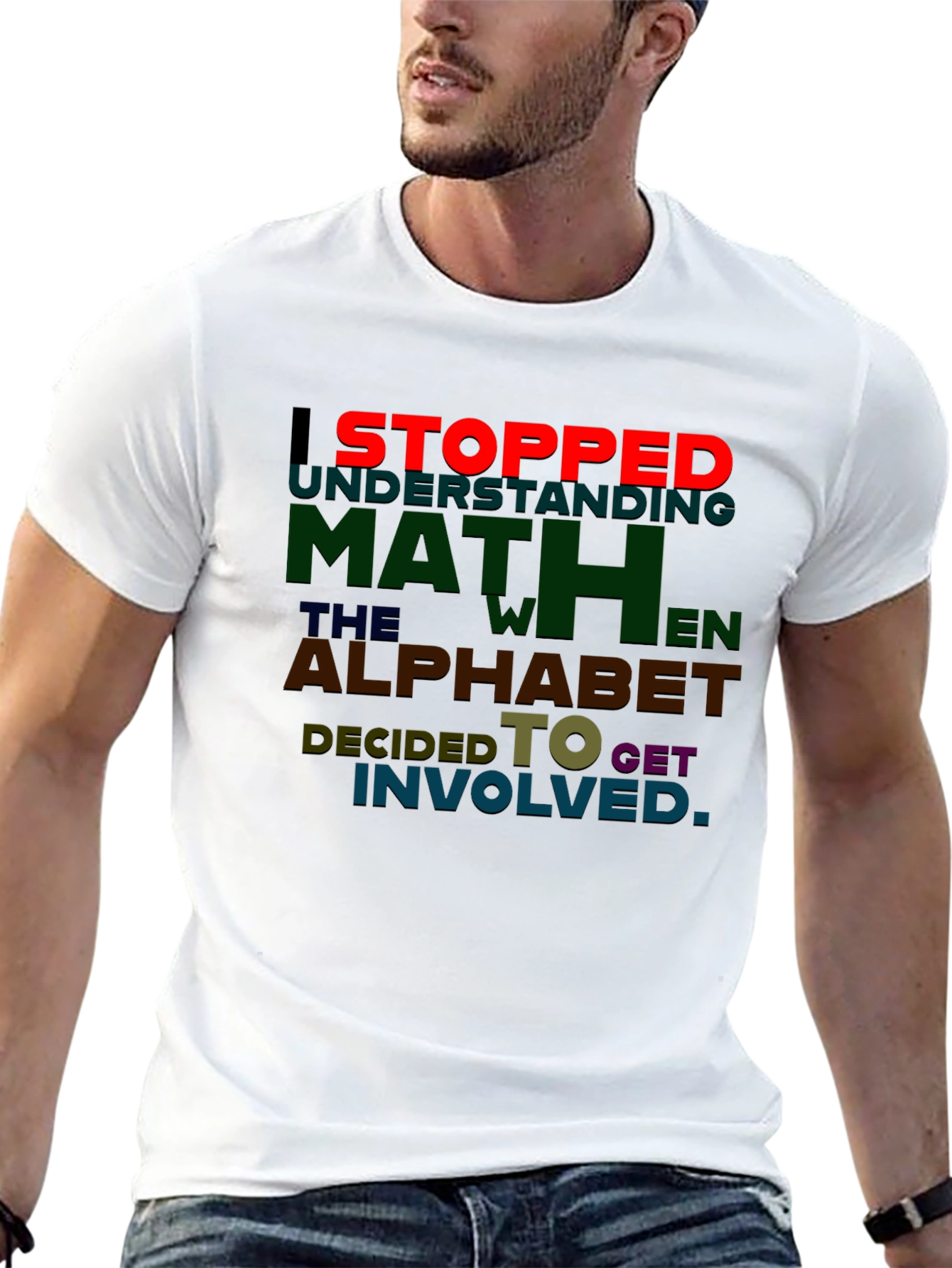 Math Alphabet T-Shirt Funny Equation Tee