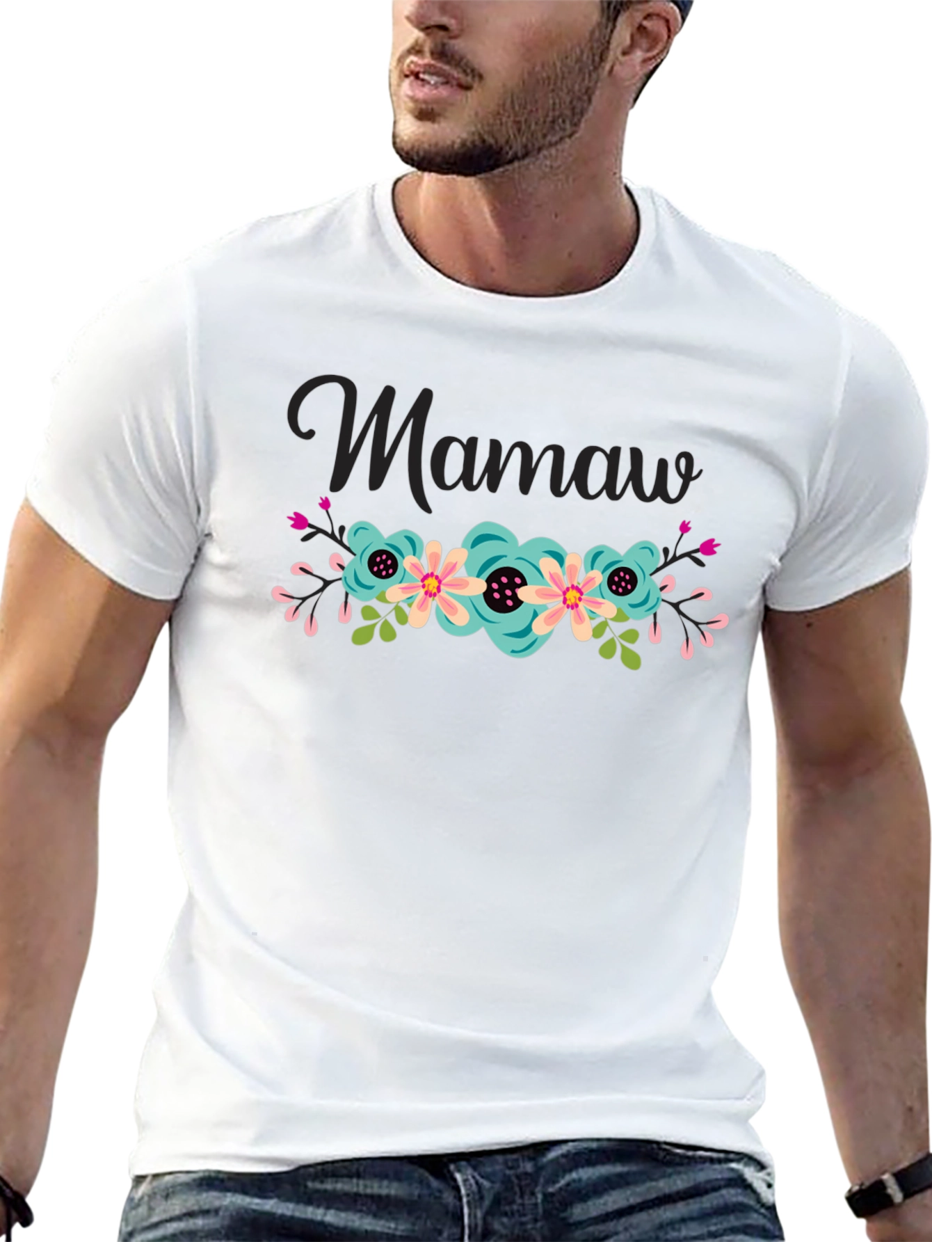 Mamaw Floral Graphic T-Shirt - Unisex