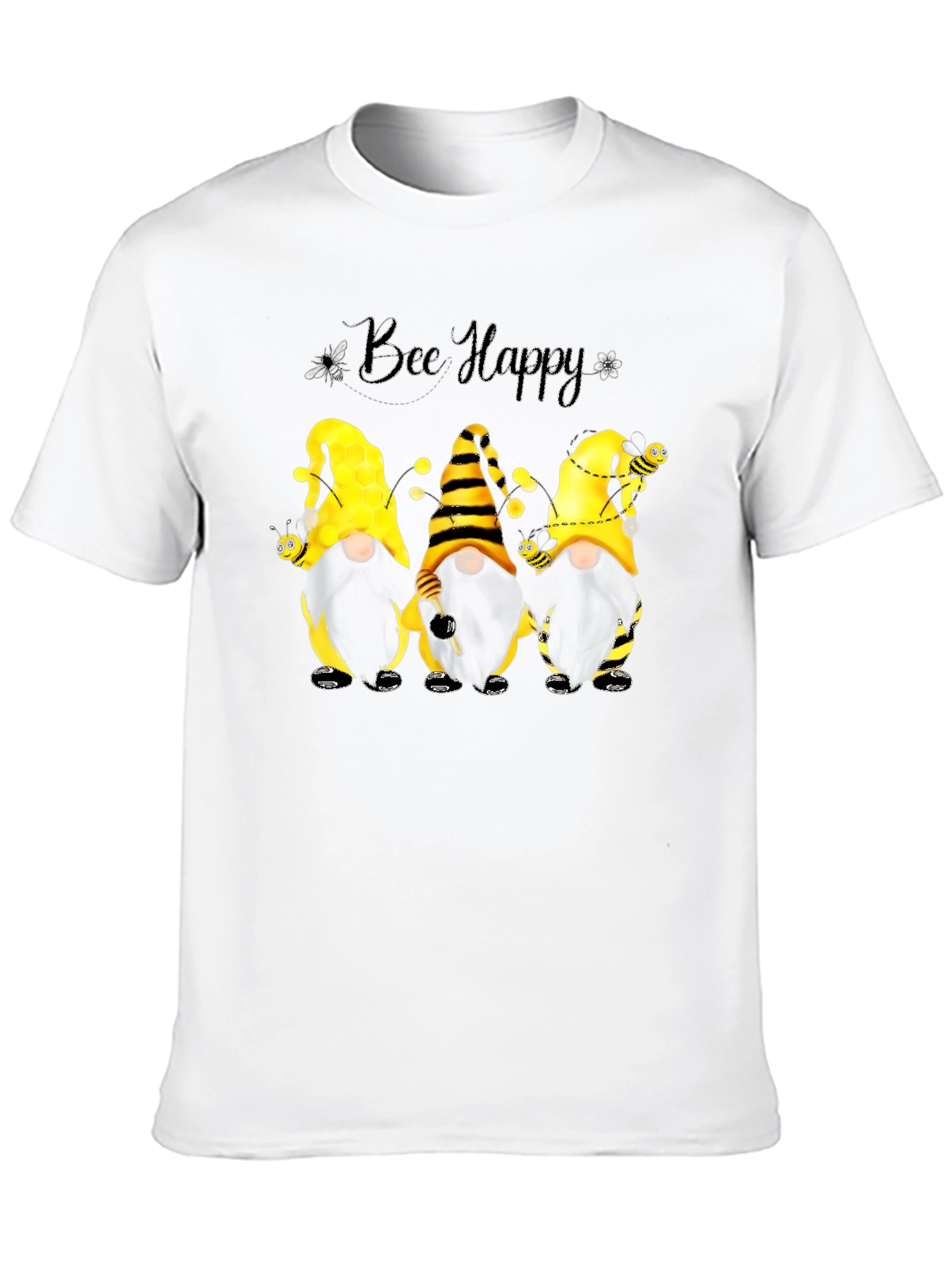 Bee Happy Gnome T-Shirt