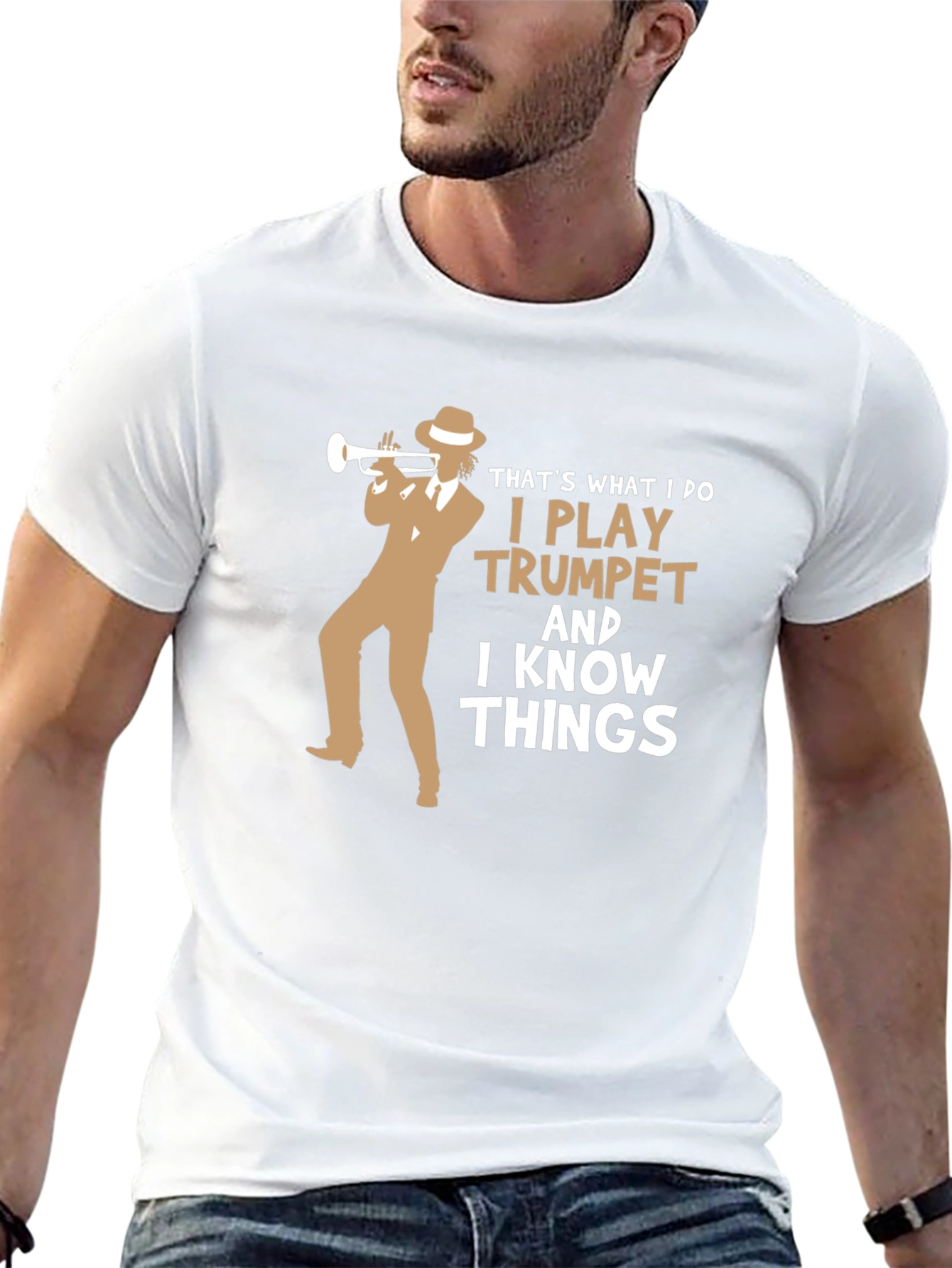 Trumpet Player T-Shirt - I Know Things Funny Tee