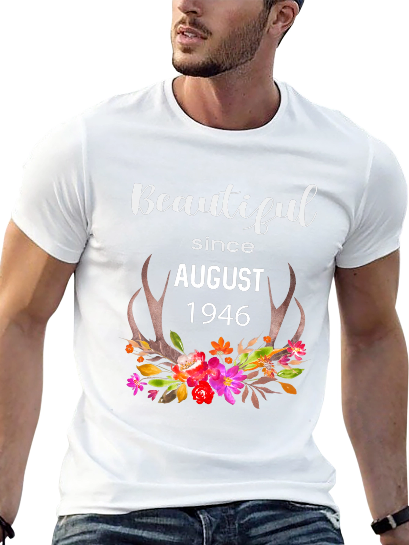 Beautiful Since August 1946 Graphic T-Shirt