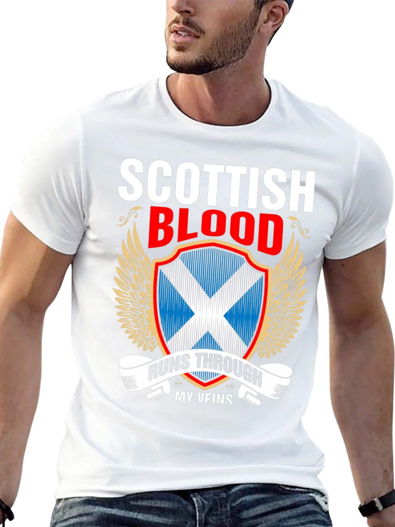 Scottish Blood Runs Through My Veins T-Shirt