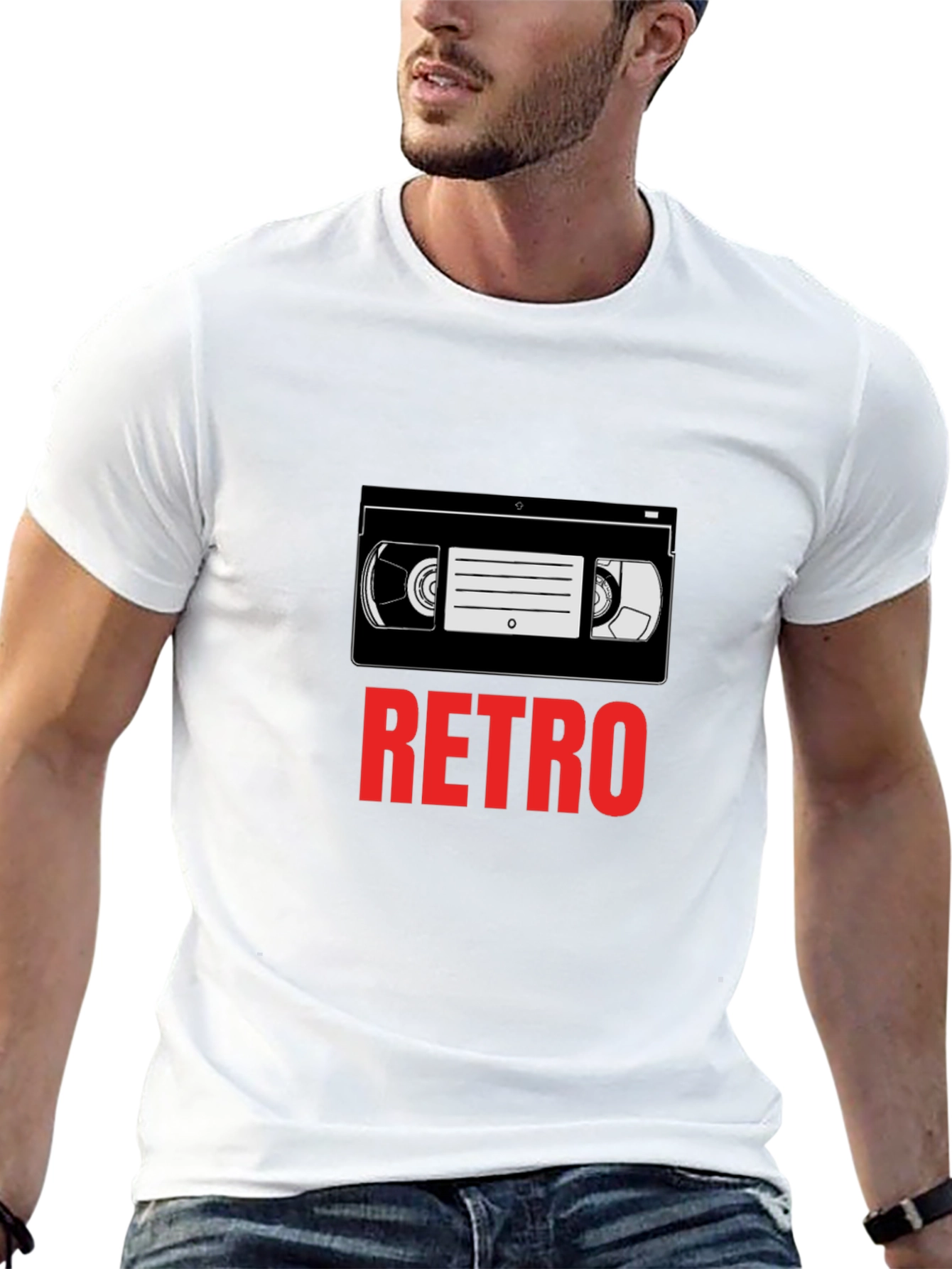 Retro VHS Tape Graphic Tee - Nostalgic Style!