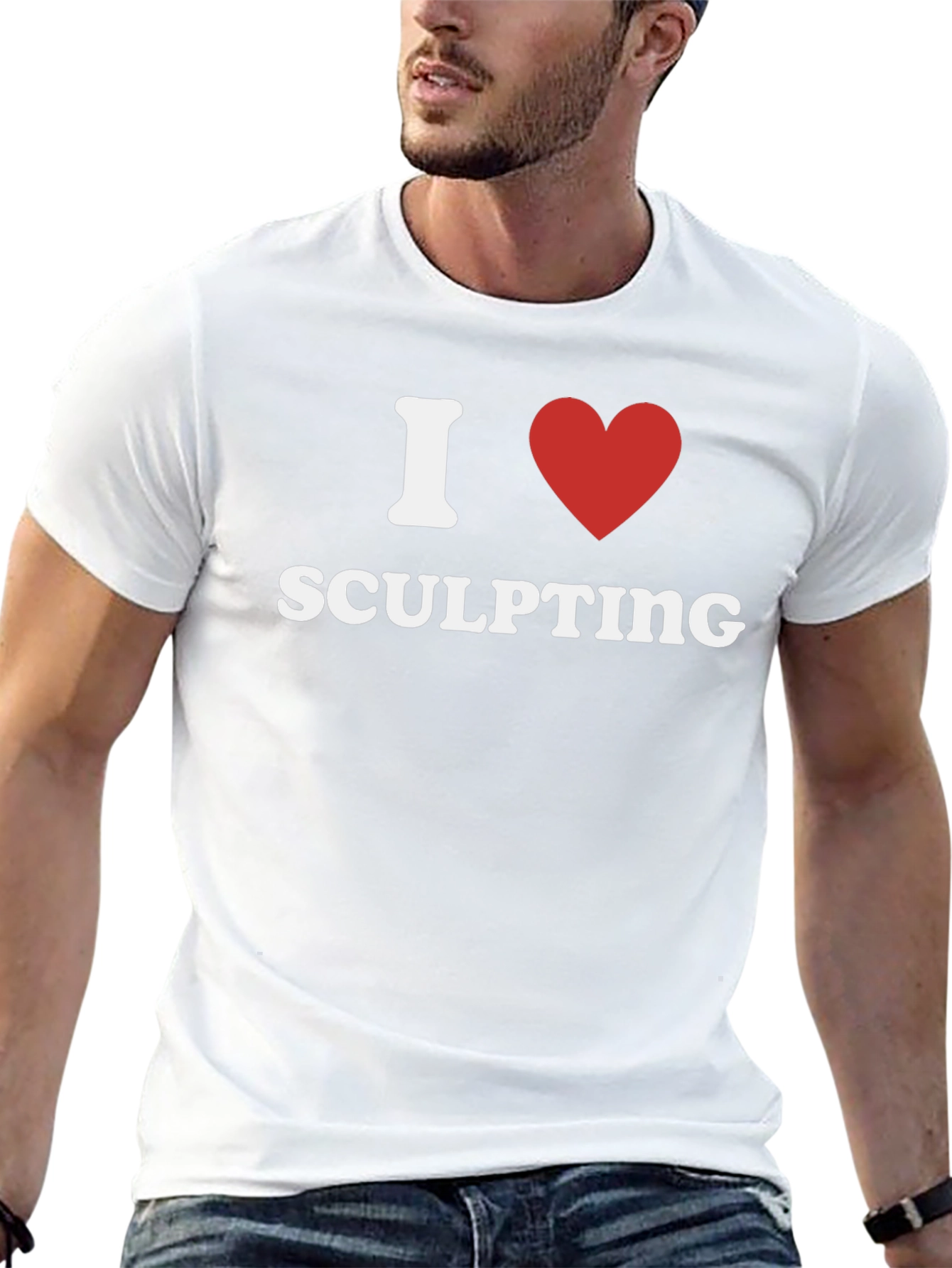 I Heart Sculpting T-Shirt - Art Lovers Tee