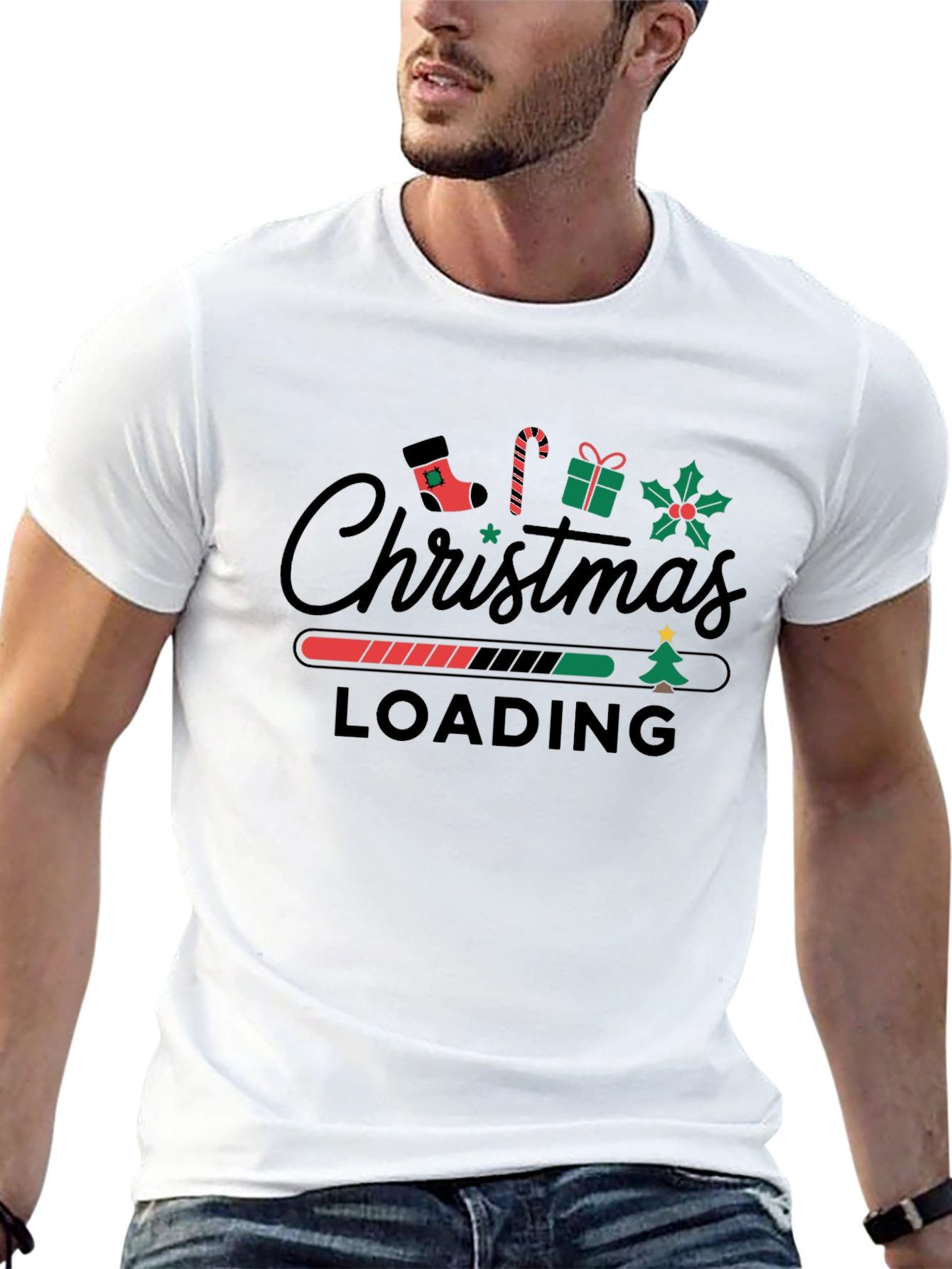 Christmas Loading T-Shirt - Holiday Festive Tee