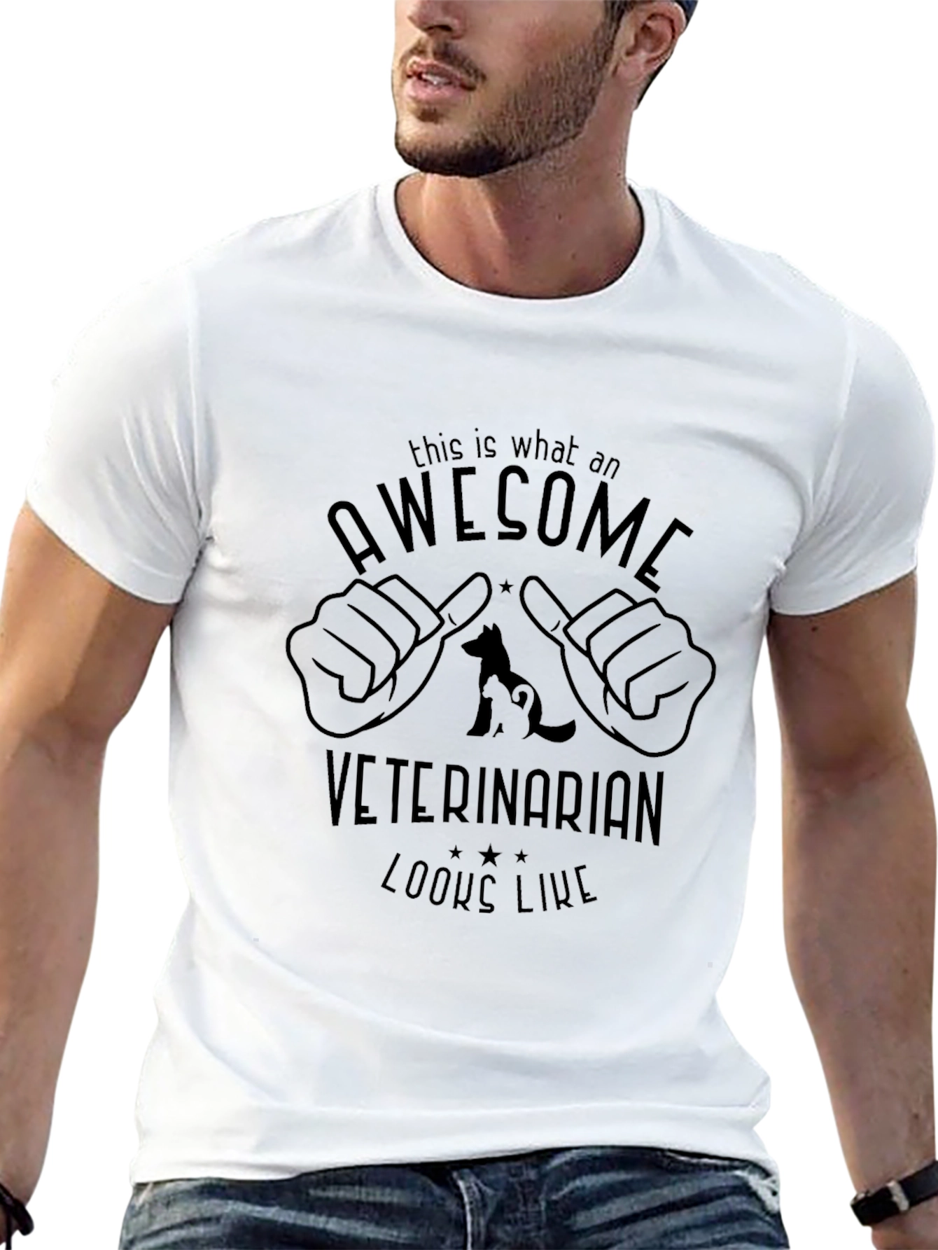 Awesome Veterinarian Graphic T-Shirt