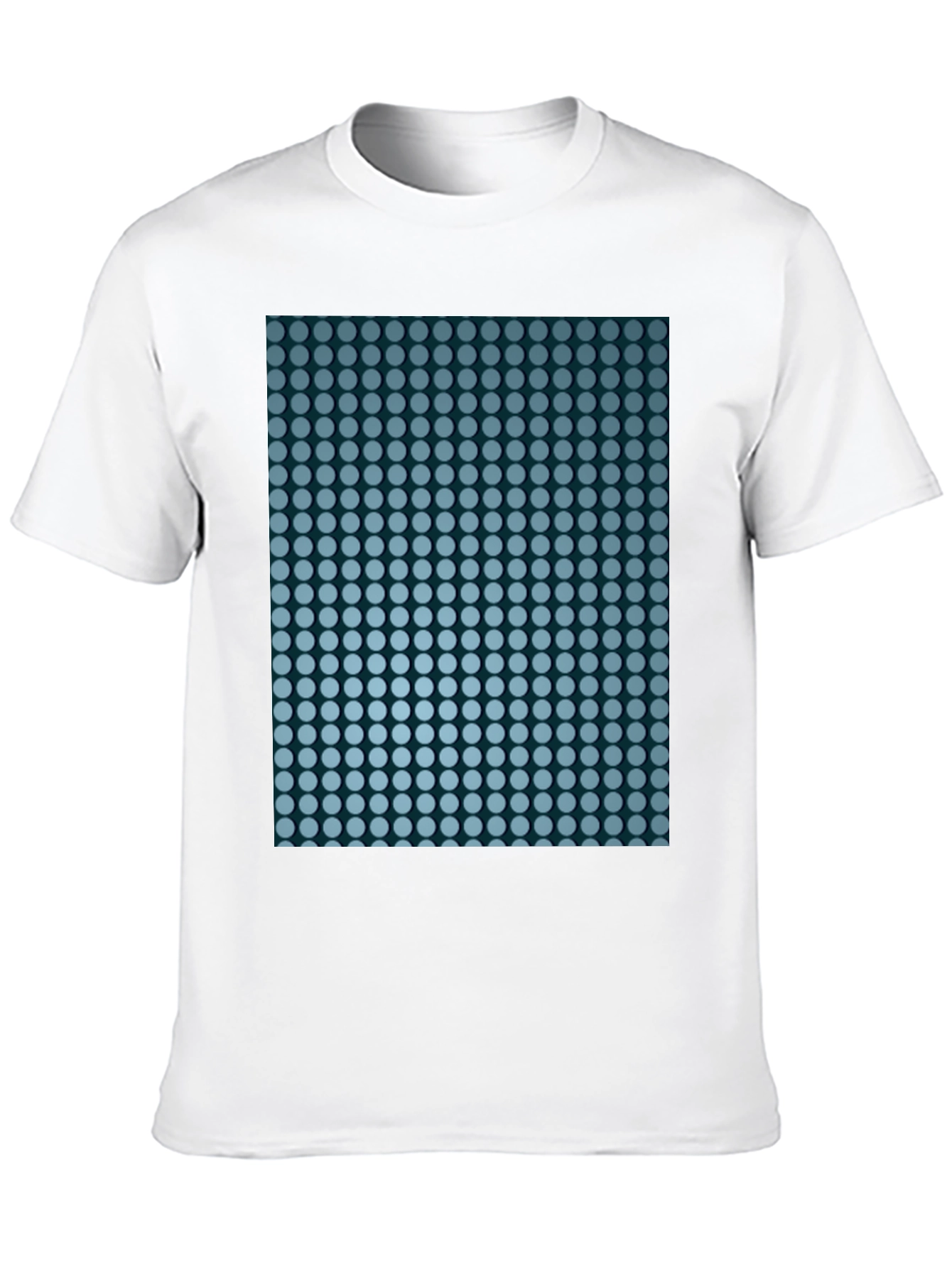 Dotted Pattern Tee - Modern Style