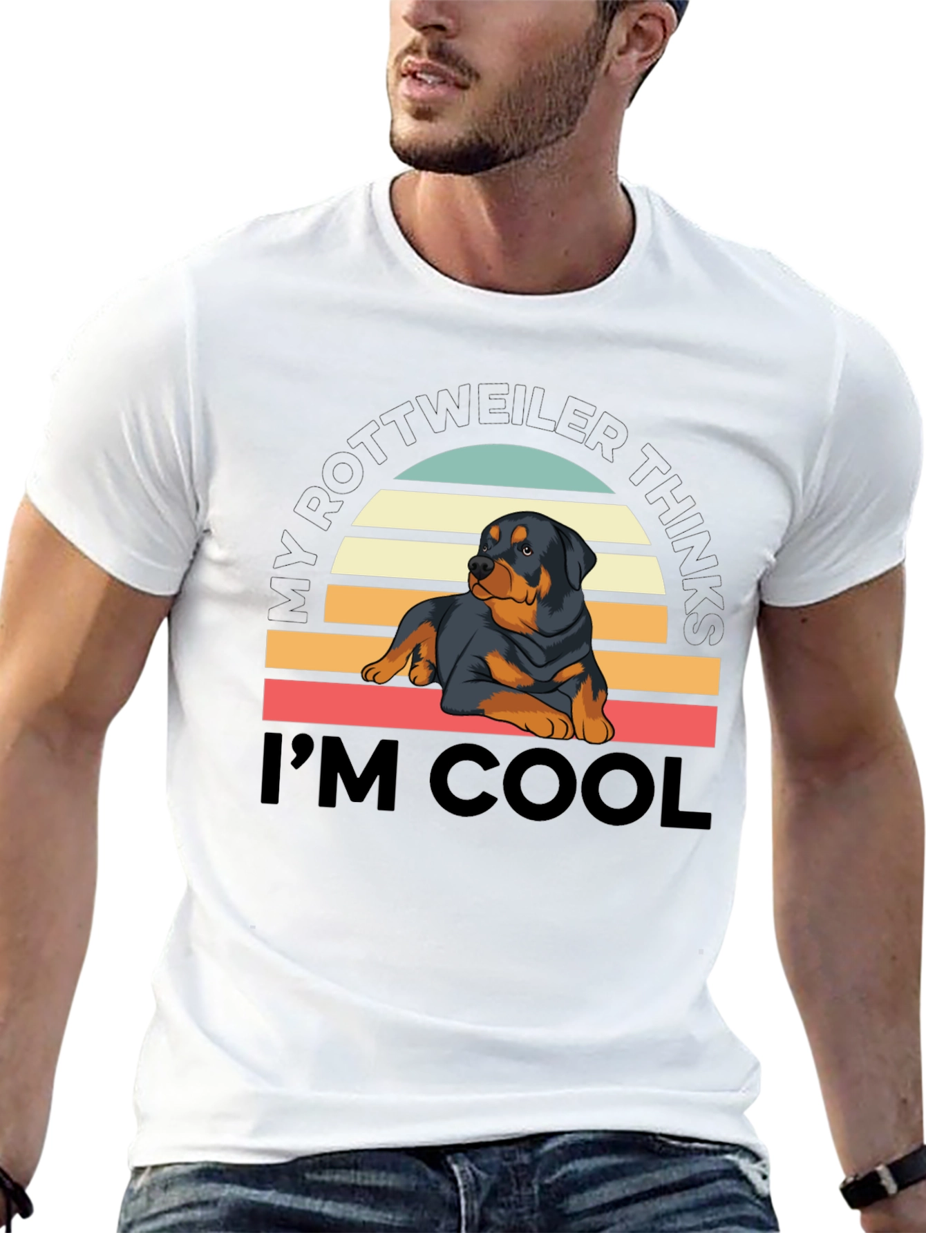 Rottweiler Sunset T-Shirt - Im Cool