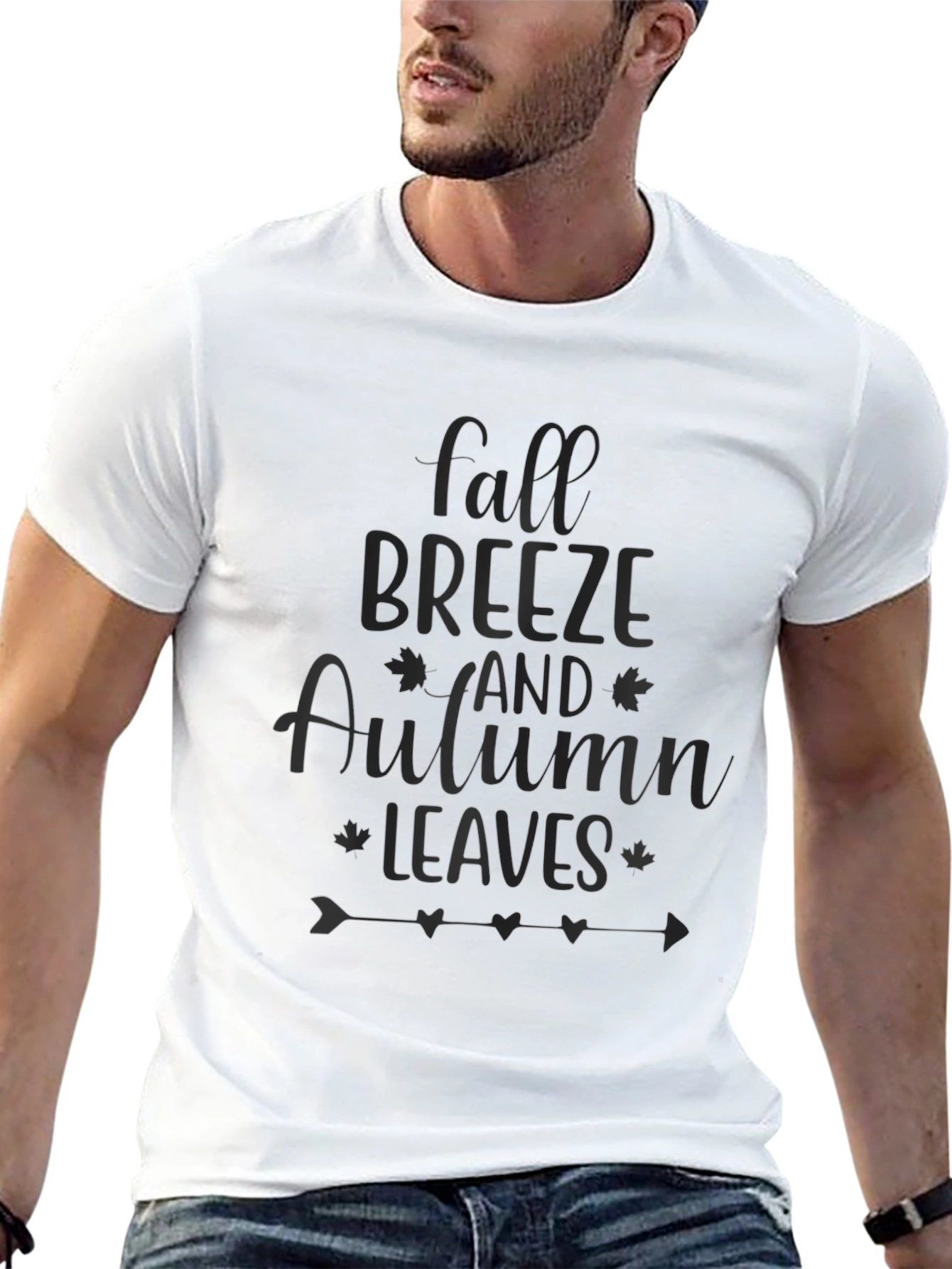 Fall Breeze & Autumn Leaves Graphic Tee
