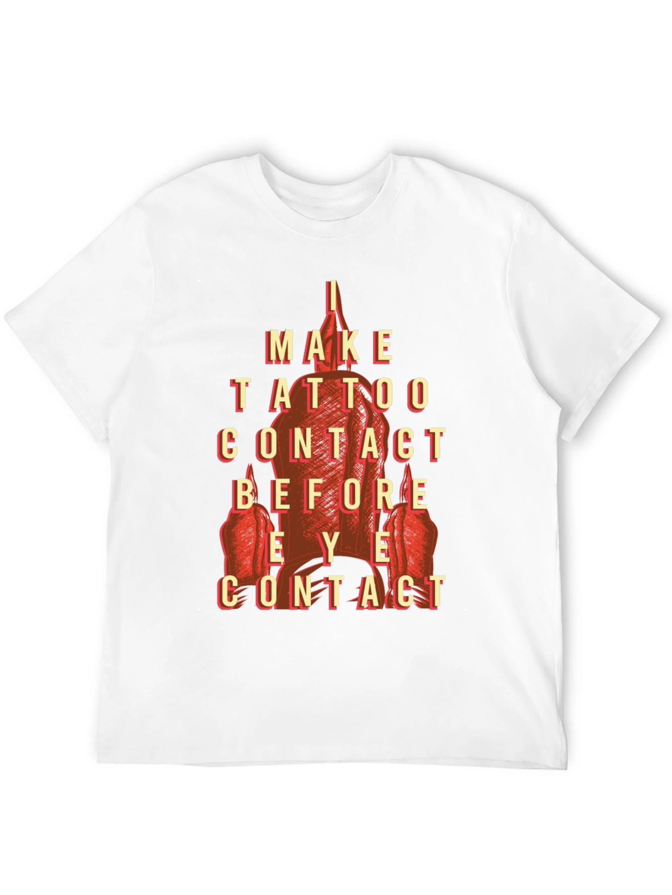 Tattoo Contact T-Shirt - Funny Ink Lover Tee