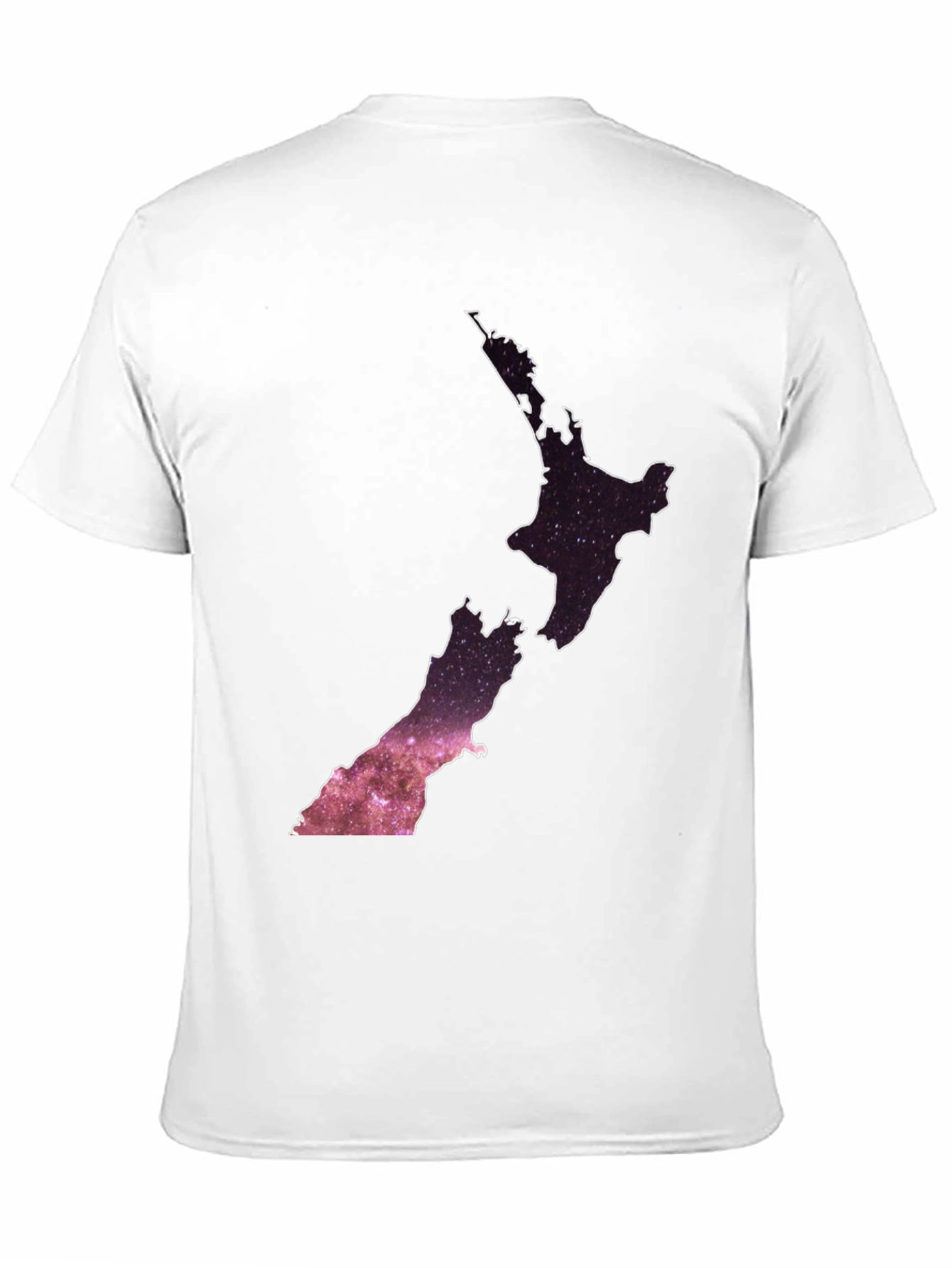 New Zealand Map Galaxy Graphic Tee