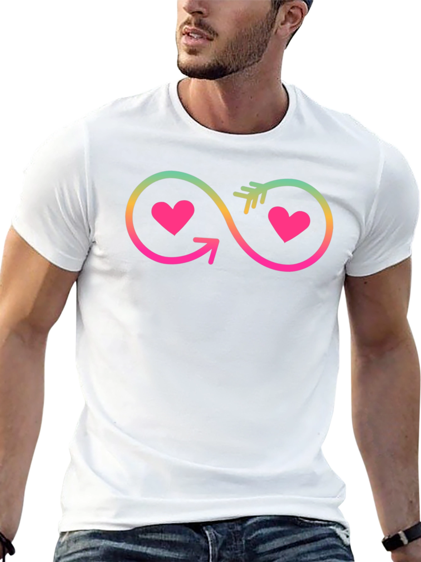 Infinity Love Arrow Graphic Tee