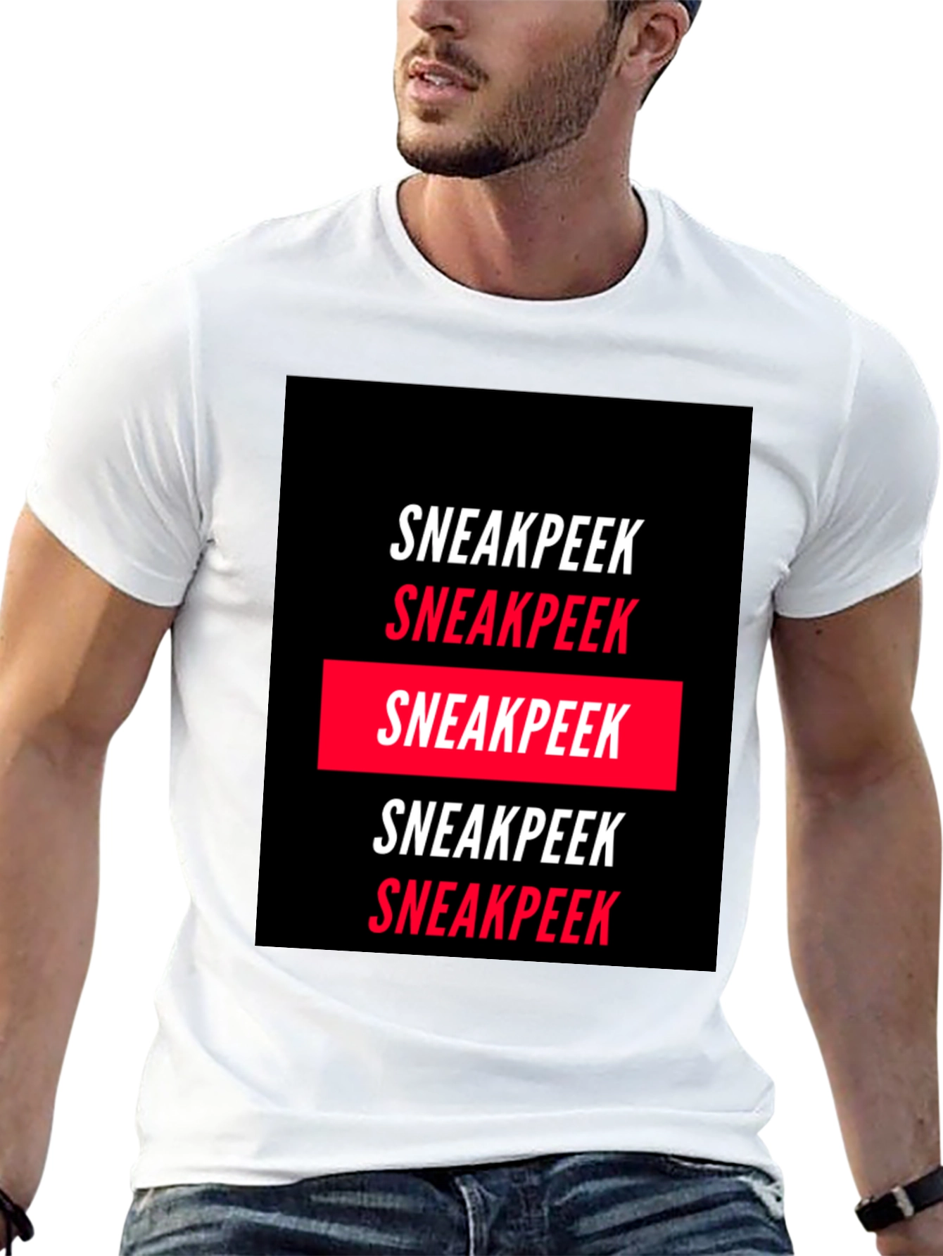 Sneakpeek Graphic Tee - Bold Streetwear Style