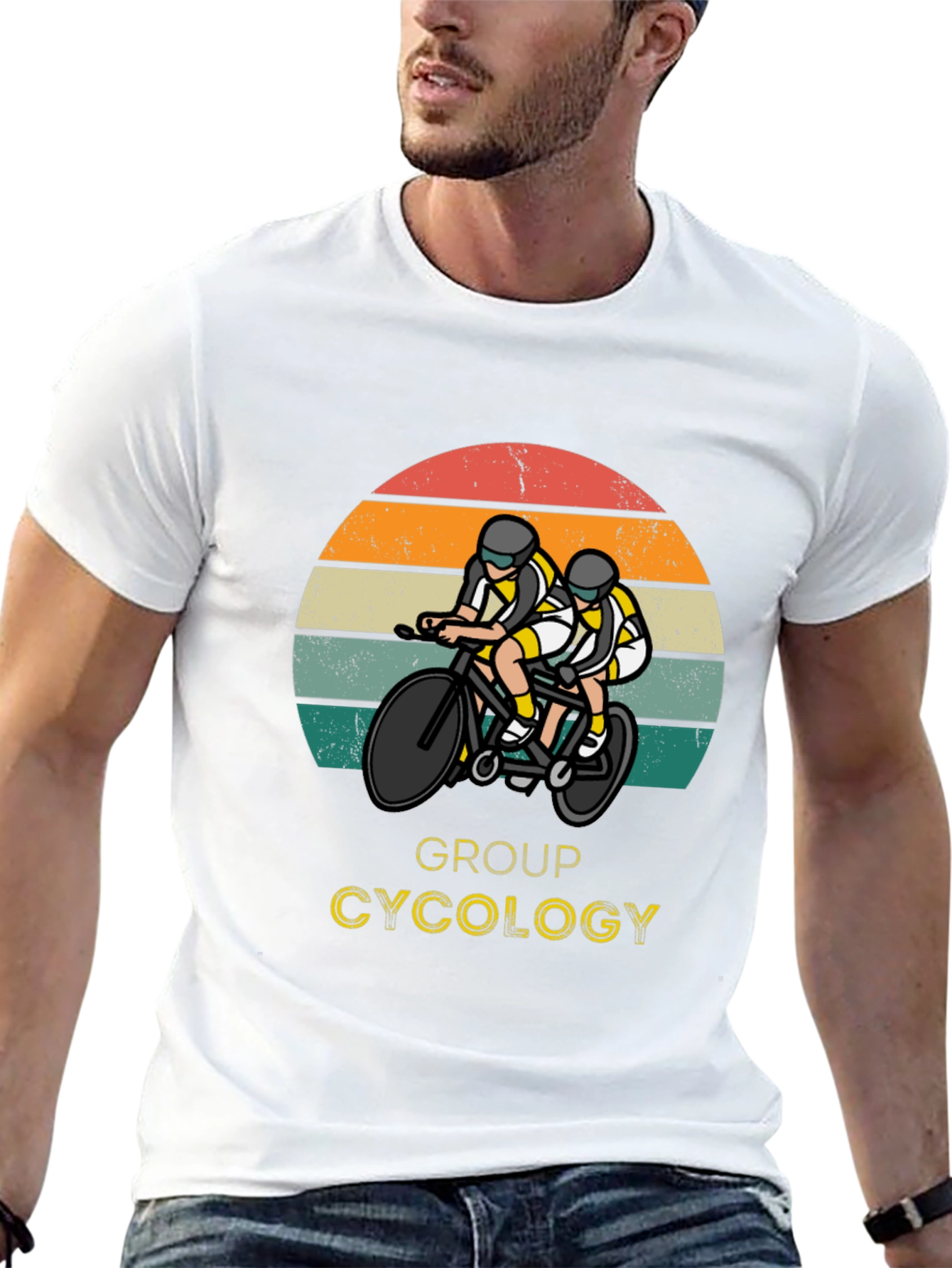 Group Cycology Graphic Tee - Cycling Lovers T-Shirt