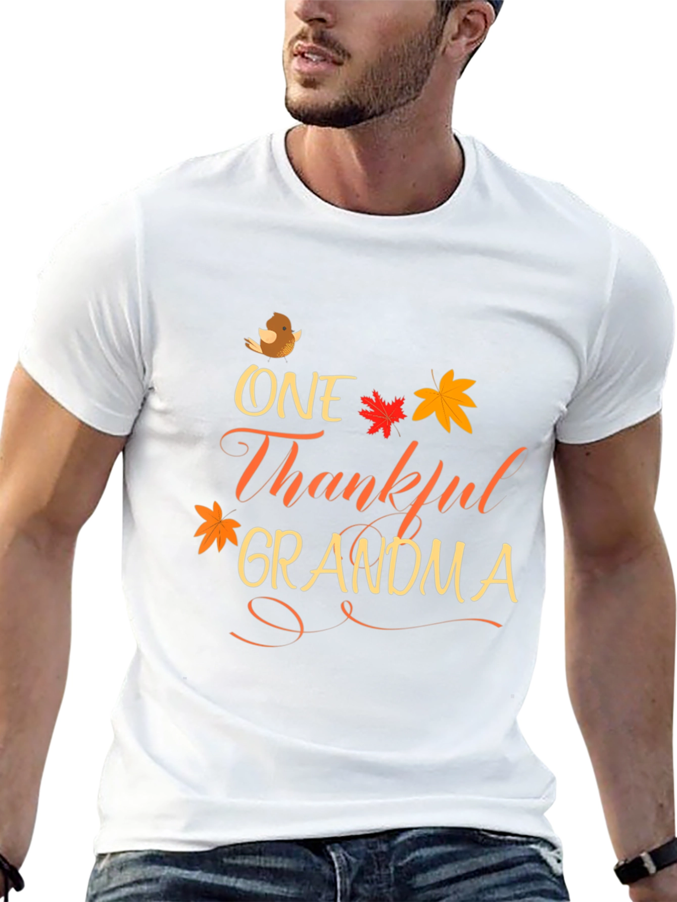 One Thankful Grandma T-Shirt - Thanksgiving Apparel
