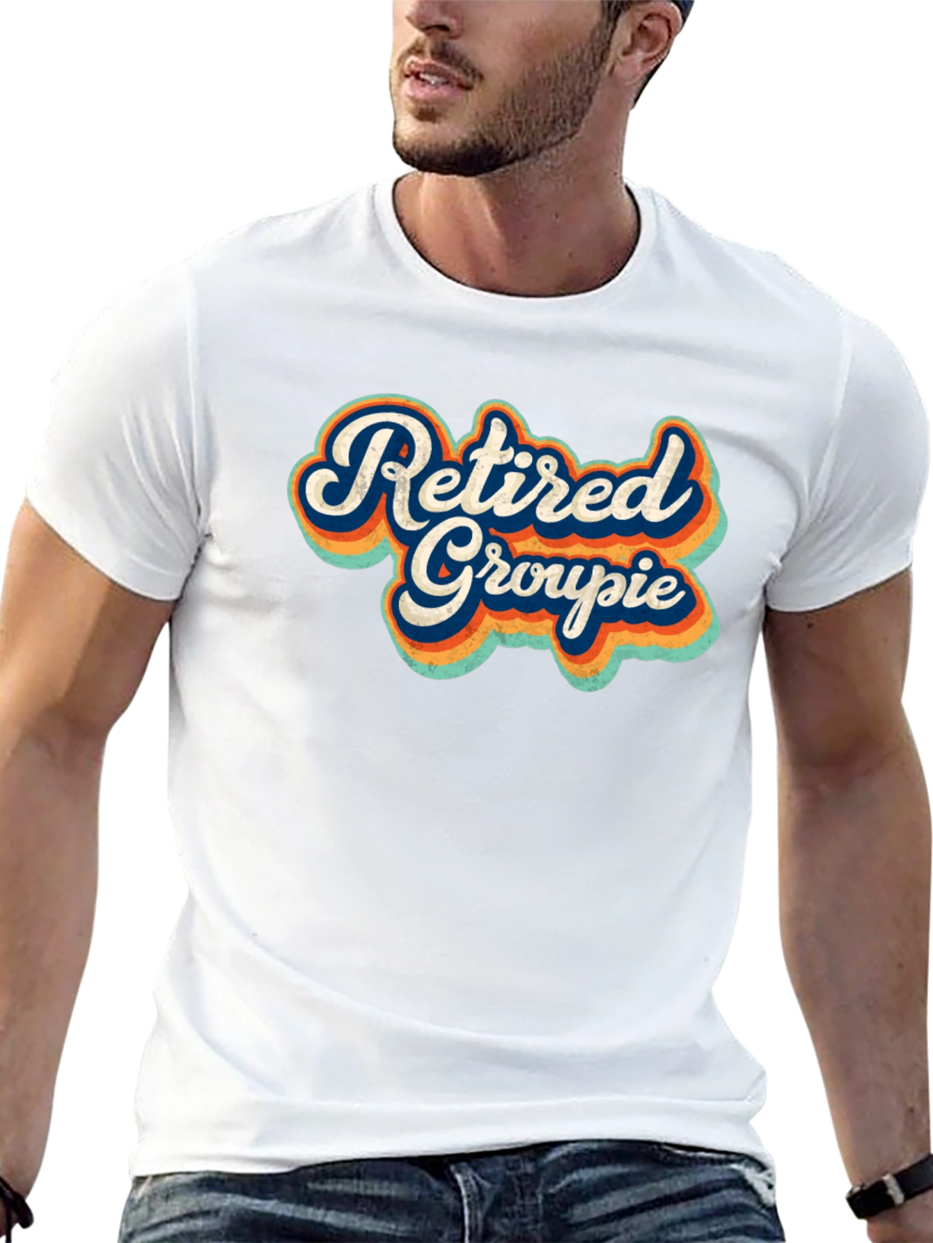 Retired Groupie Graphic Tee - Black