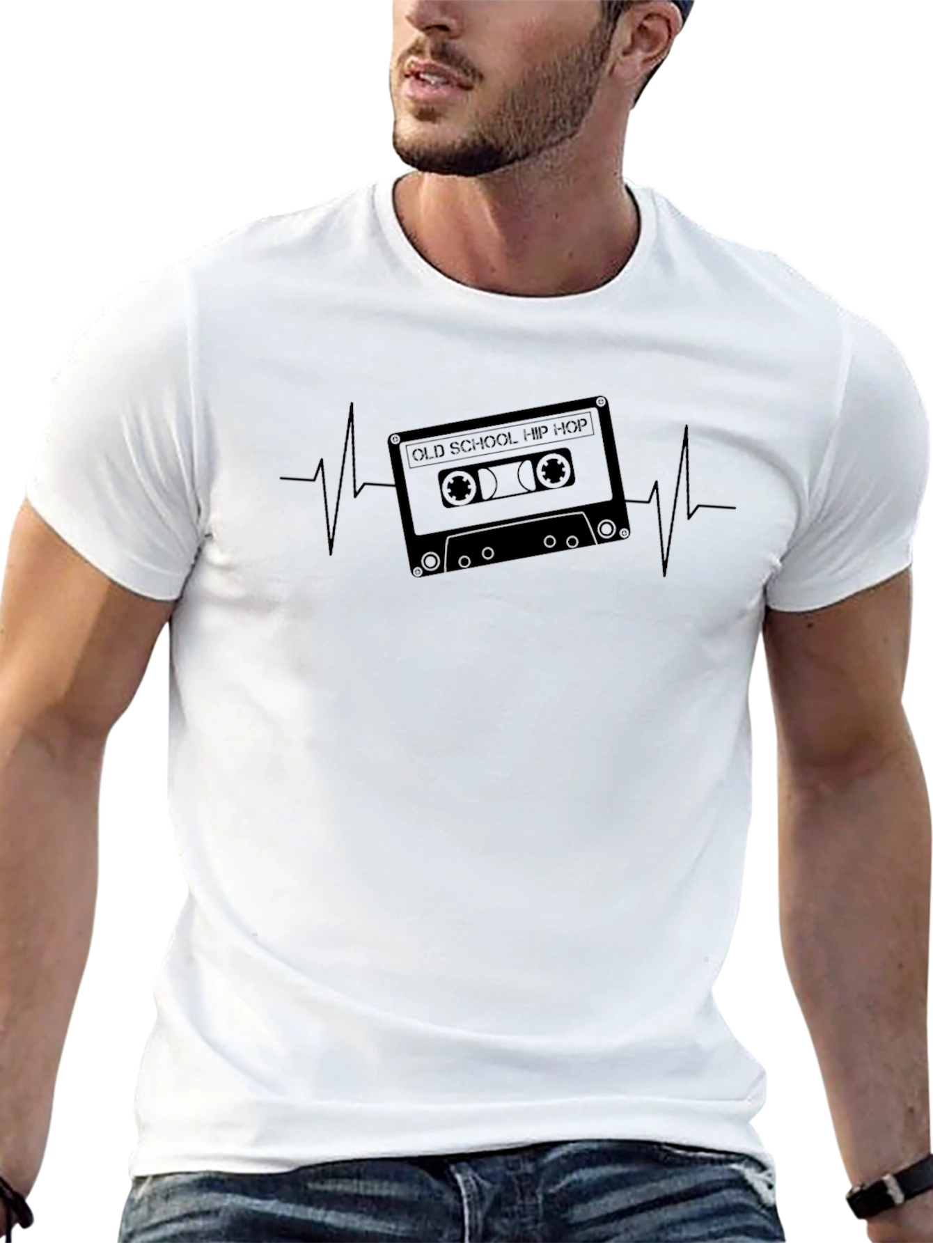 Old School Hip Hop Cassette Tape Beat T-Shirt