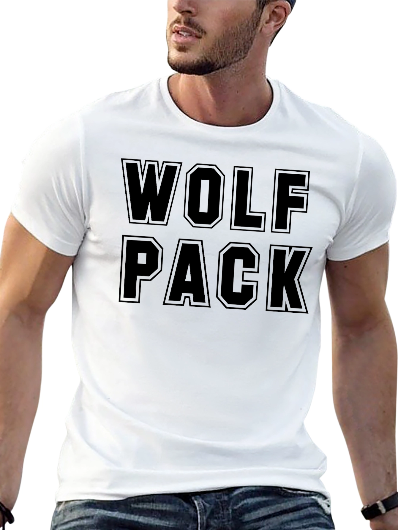 Wolf Pack Graphic Tee - Bold Statement Shirt