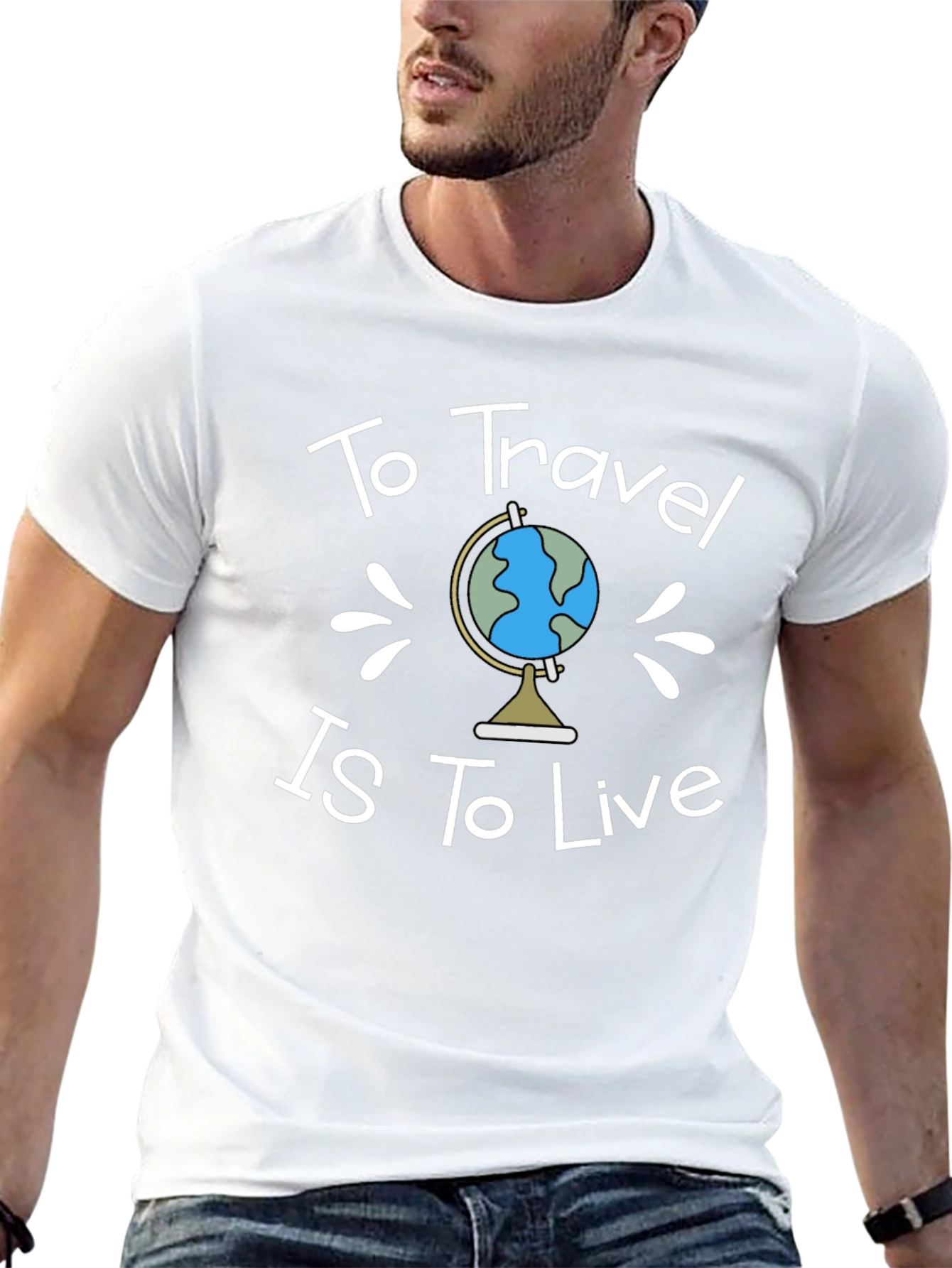 To Travel is To Live Black T-Shirt