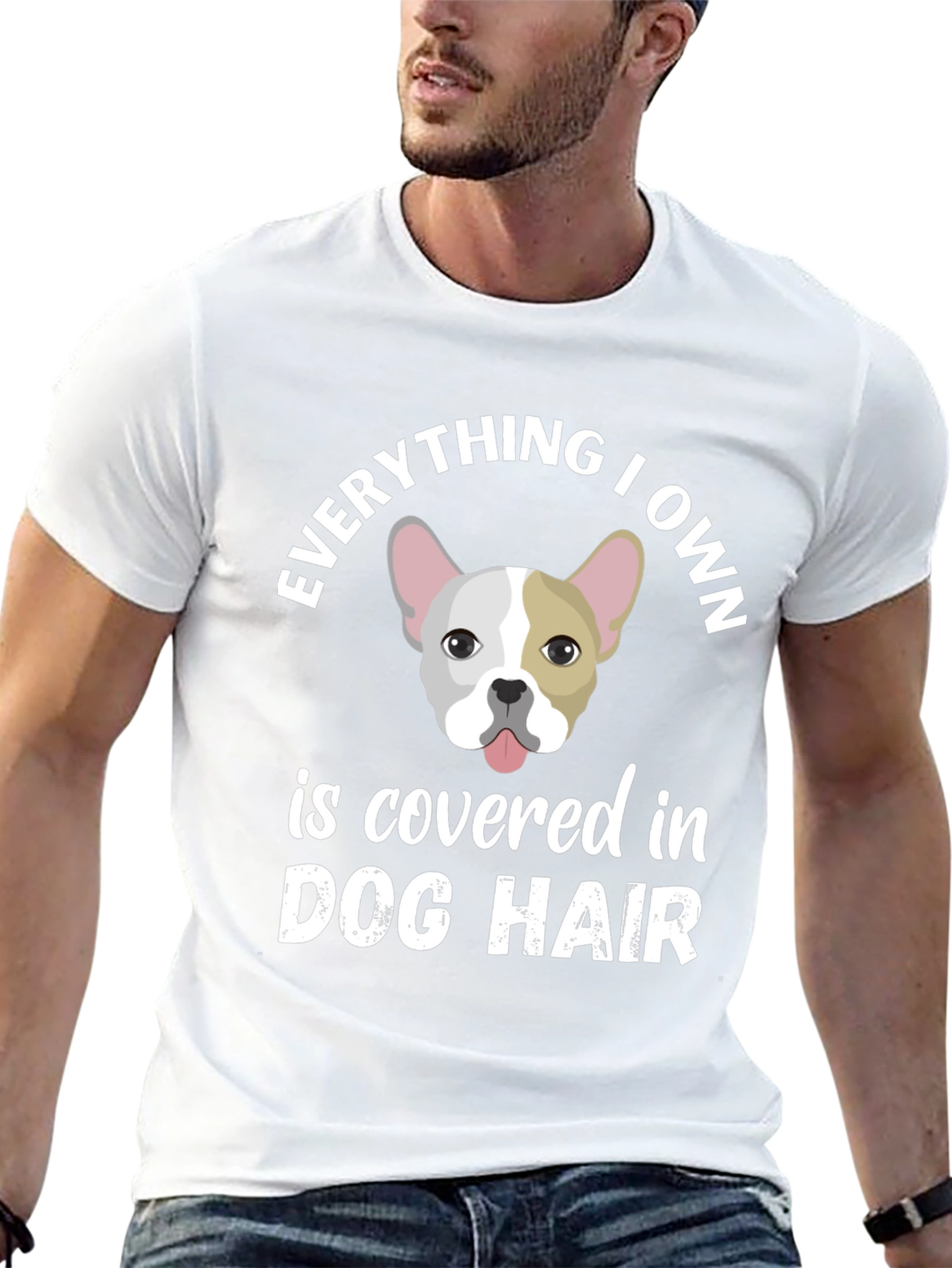 Dog Hair Lover T-Shirt - French Bulldog