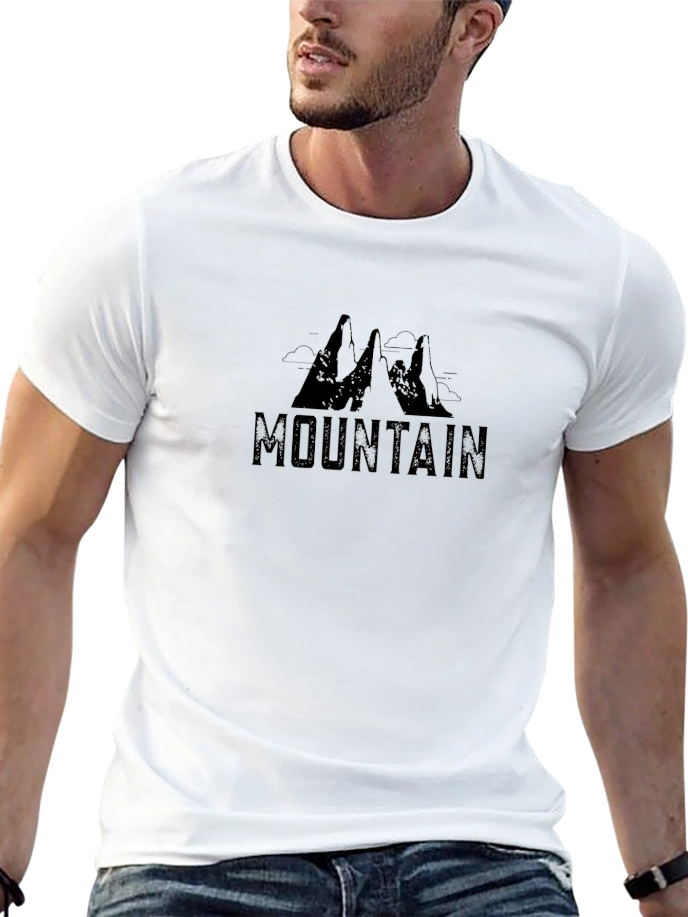 Mountain Graphic Black T-Shirt