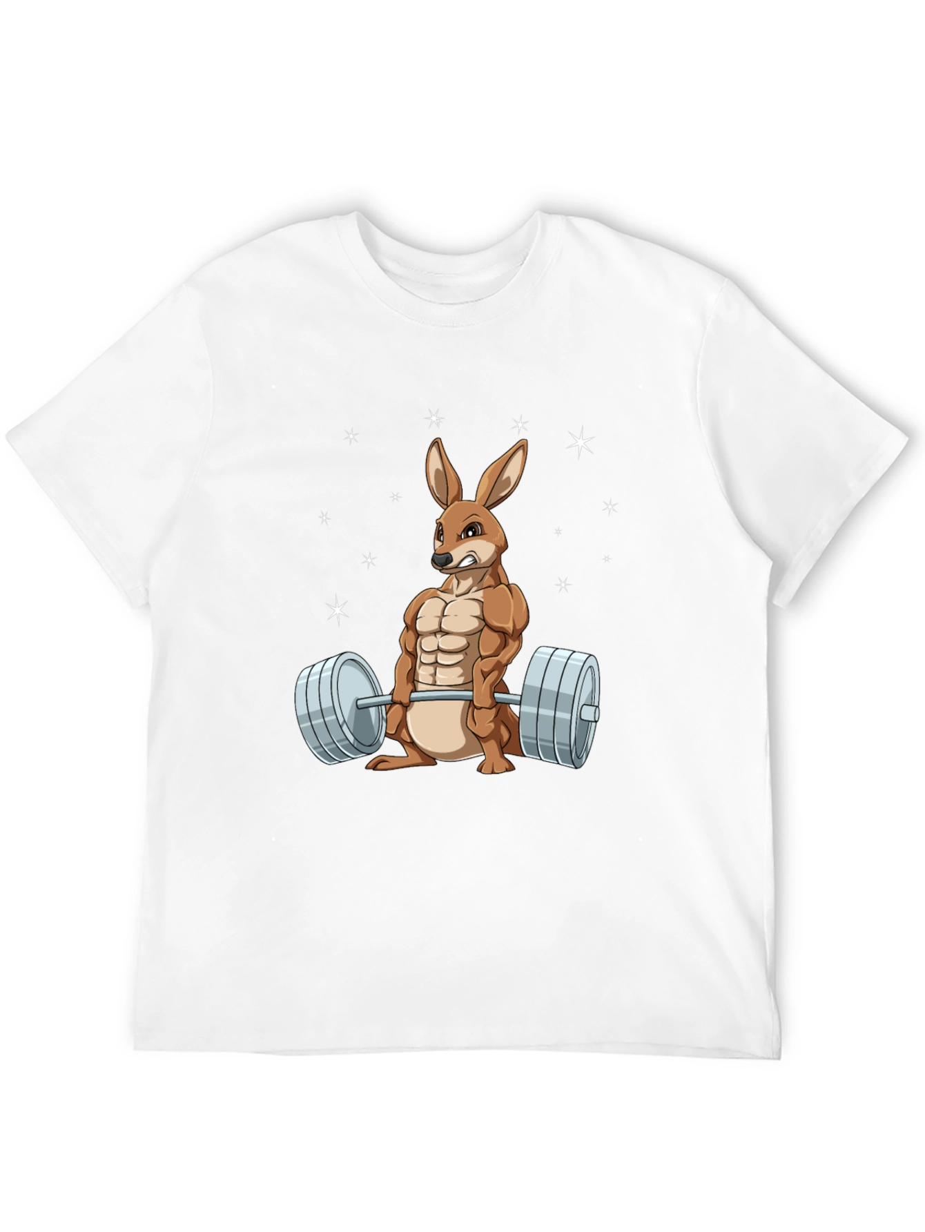 Funny Gym Kangaroo T-Shirt for Fitness Lovers