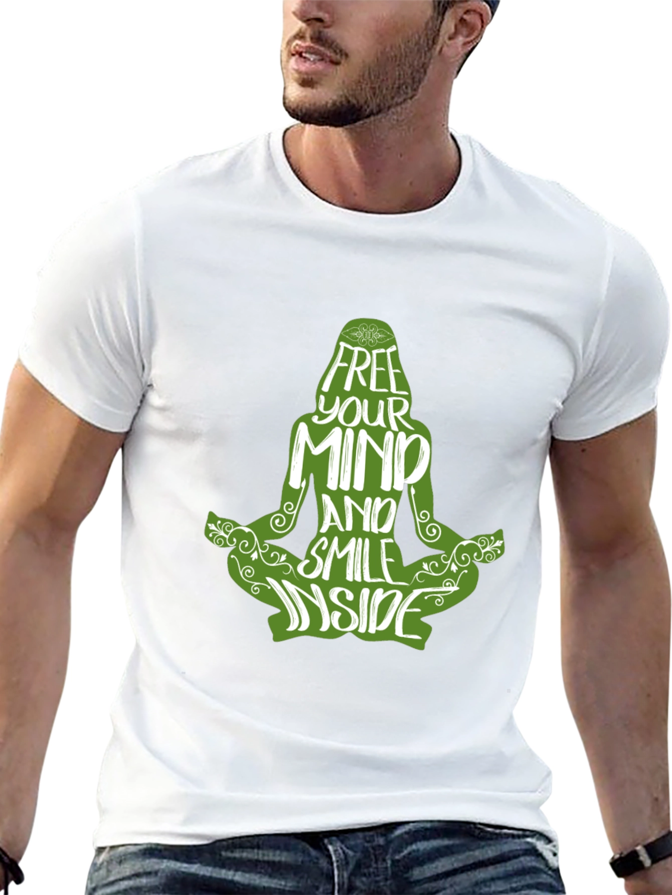 Free Your Mind Graphic Tee - Meditation T-Shirt