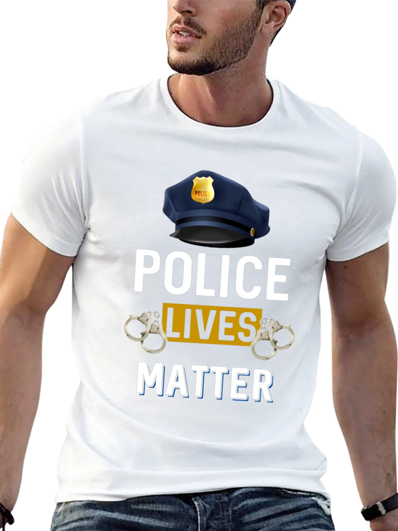 Police Lives Matter Graphic T-Shirt
