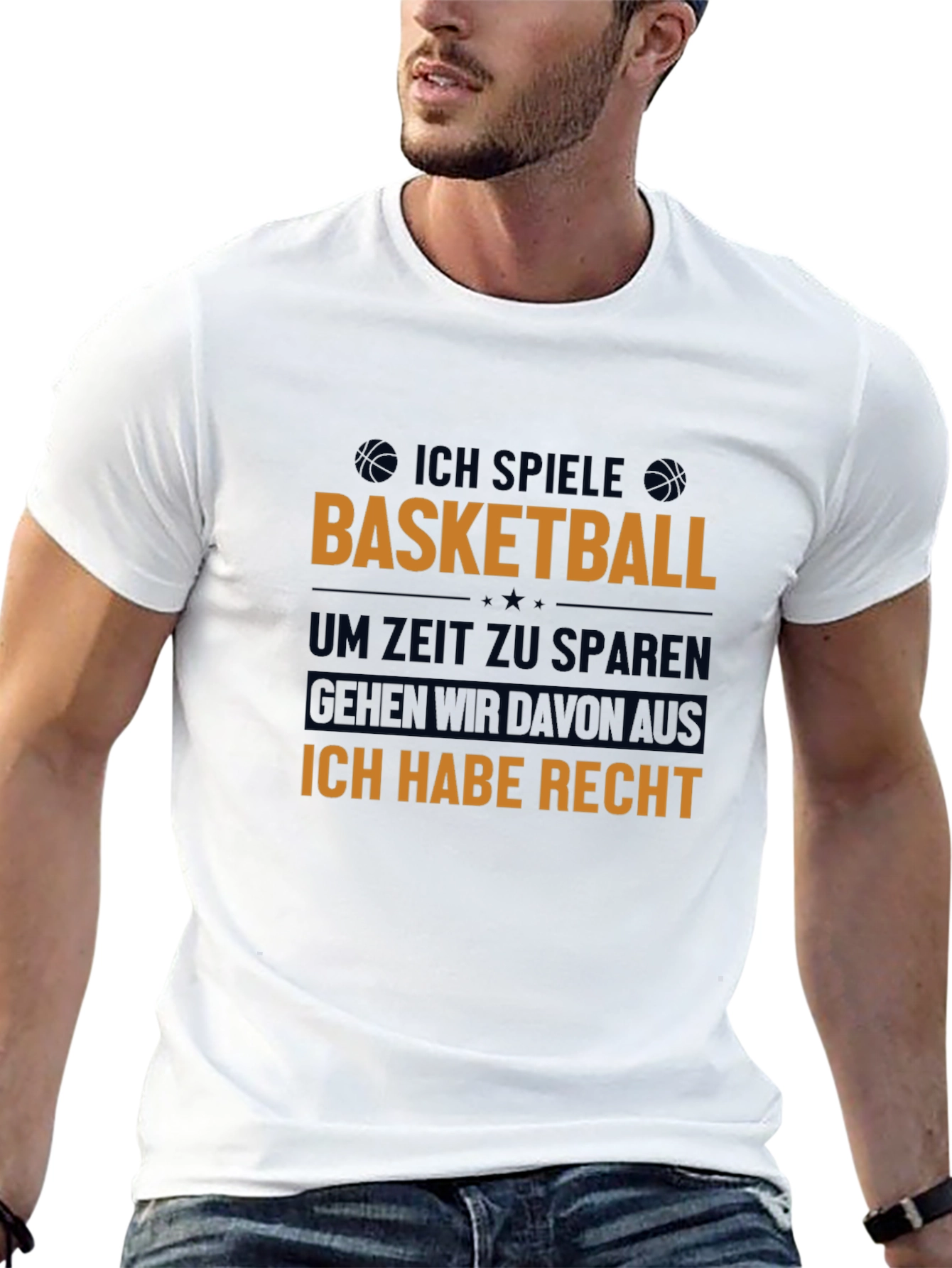 Basketball Player T-Shirt - Ich Habe Recht