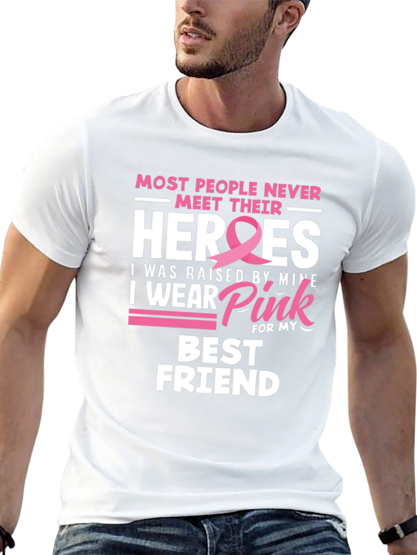 Breast Cancer Awareness Best Friend T-Shirt