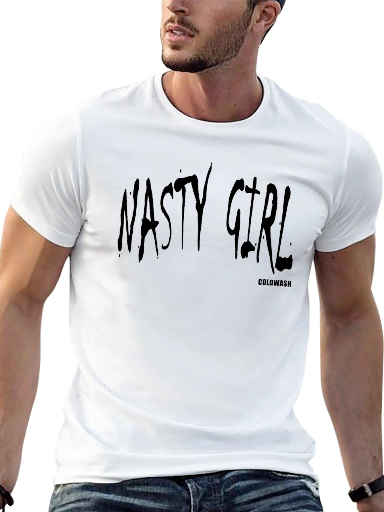 Nasty Girl Black Graphic T-Shirt