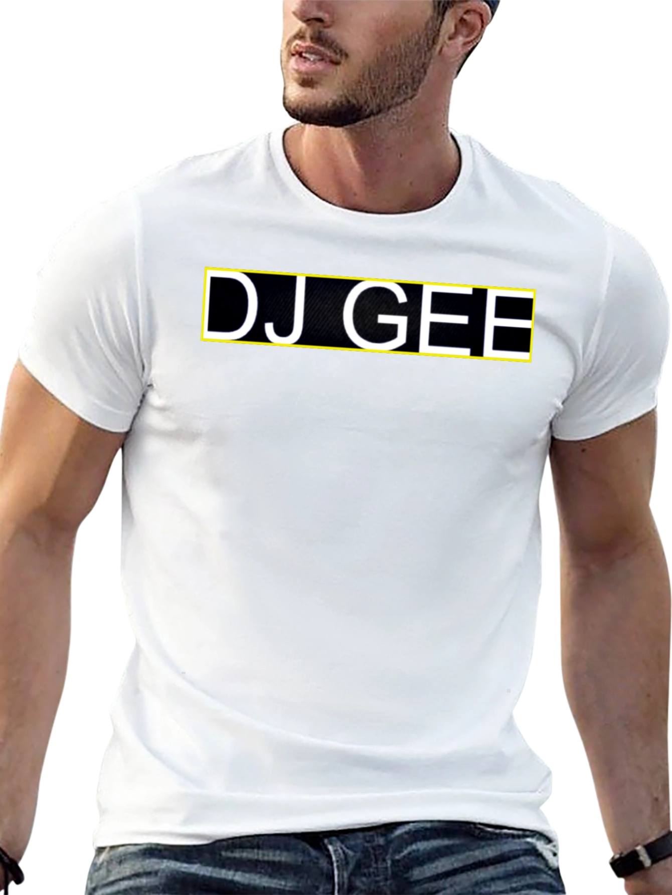 DJ GEE Graphic Tee - Stylish Black T-Shirt