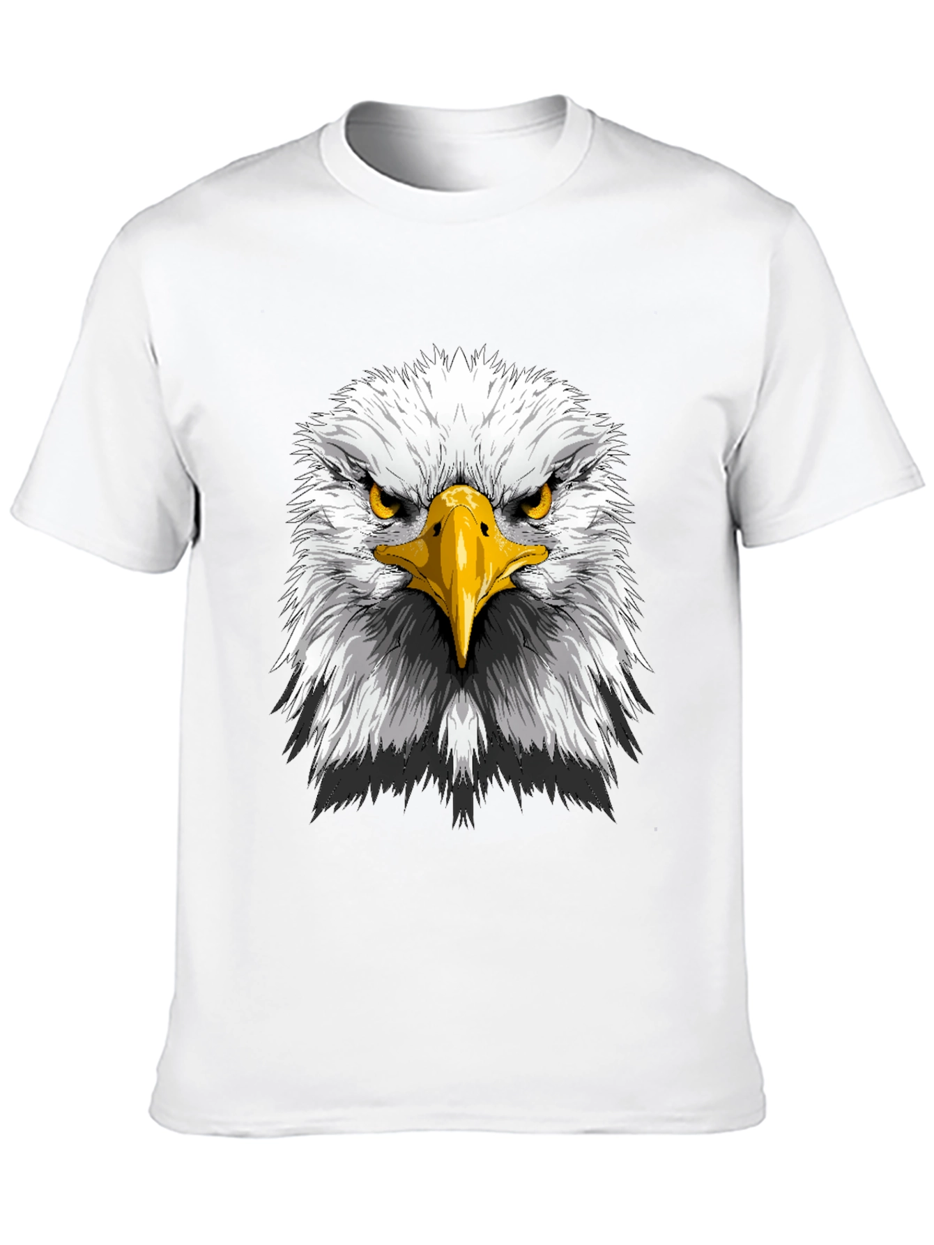 Eagle Head Graphic Tee - Patriotic Mens T-Shirt